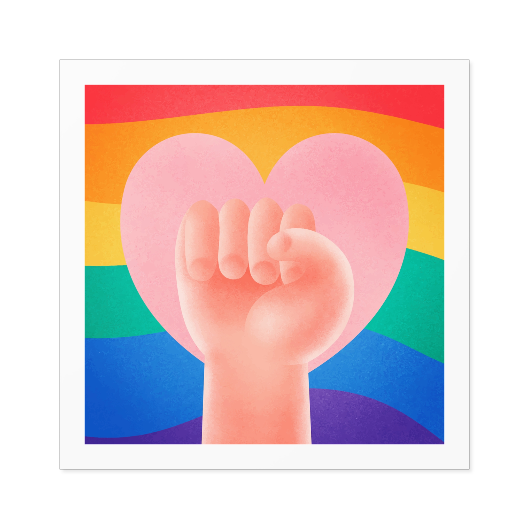 Pride Day Concept 2 Laminate Stickers Square - Image 73