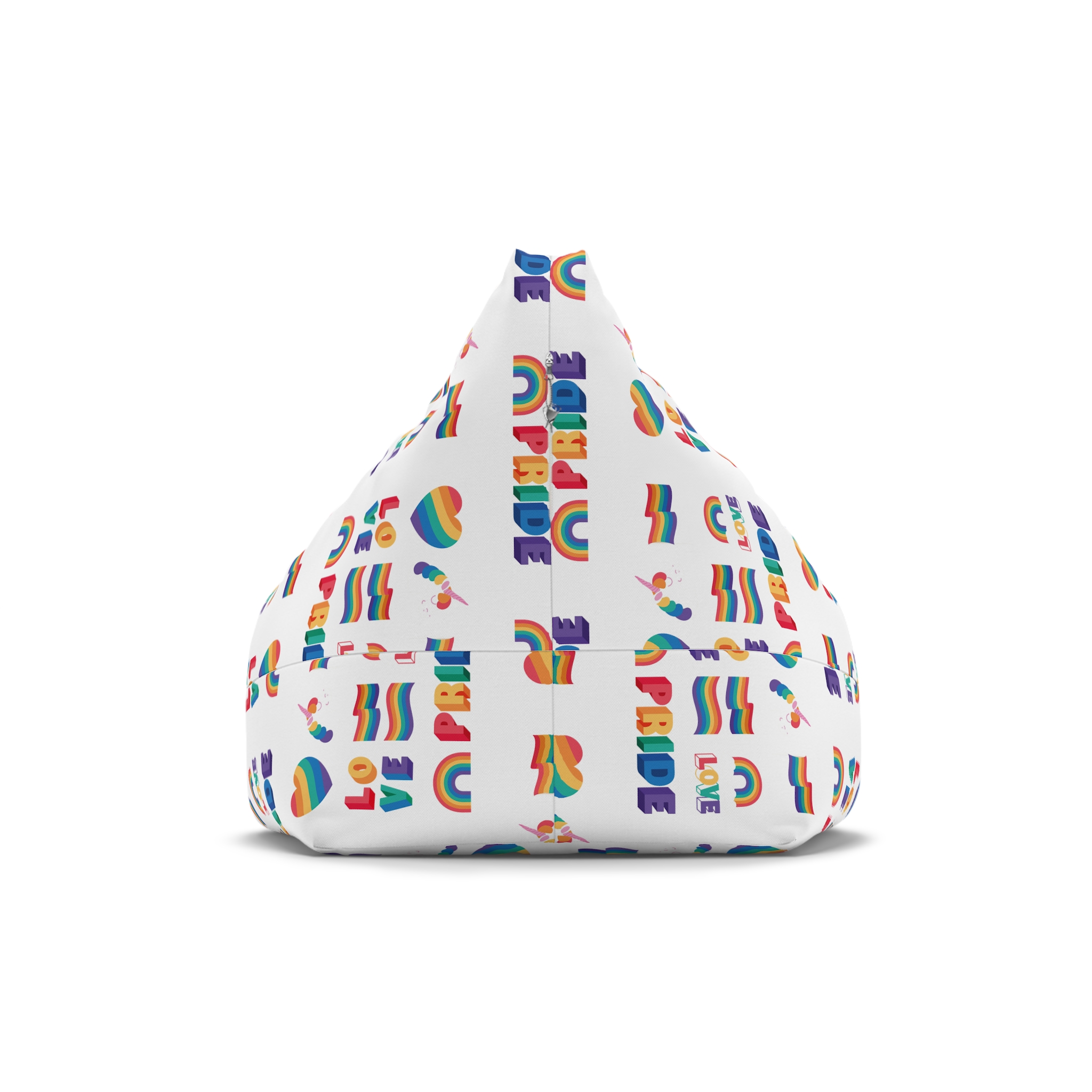 Set Ten Lgbtq Pride Items Bean Bag Chair Cover - Image 2