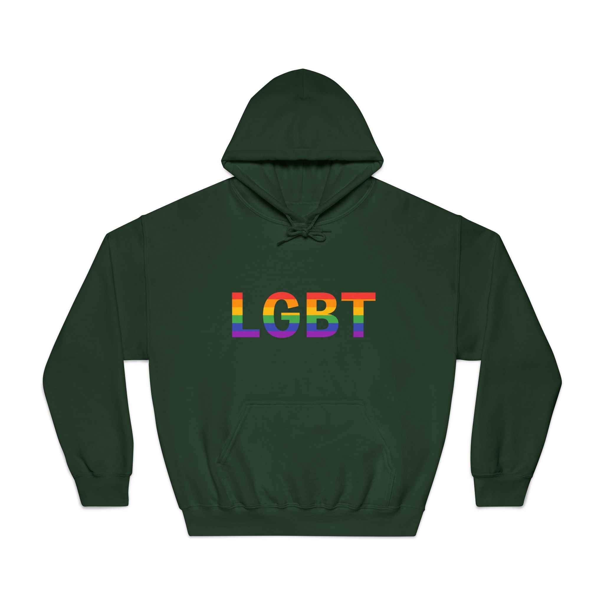 Lgbt Rainbow Colors Lgbt Logo Unisex Dryblend Hooded Sweatshirt - Image 21