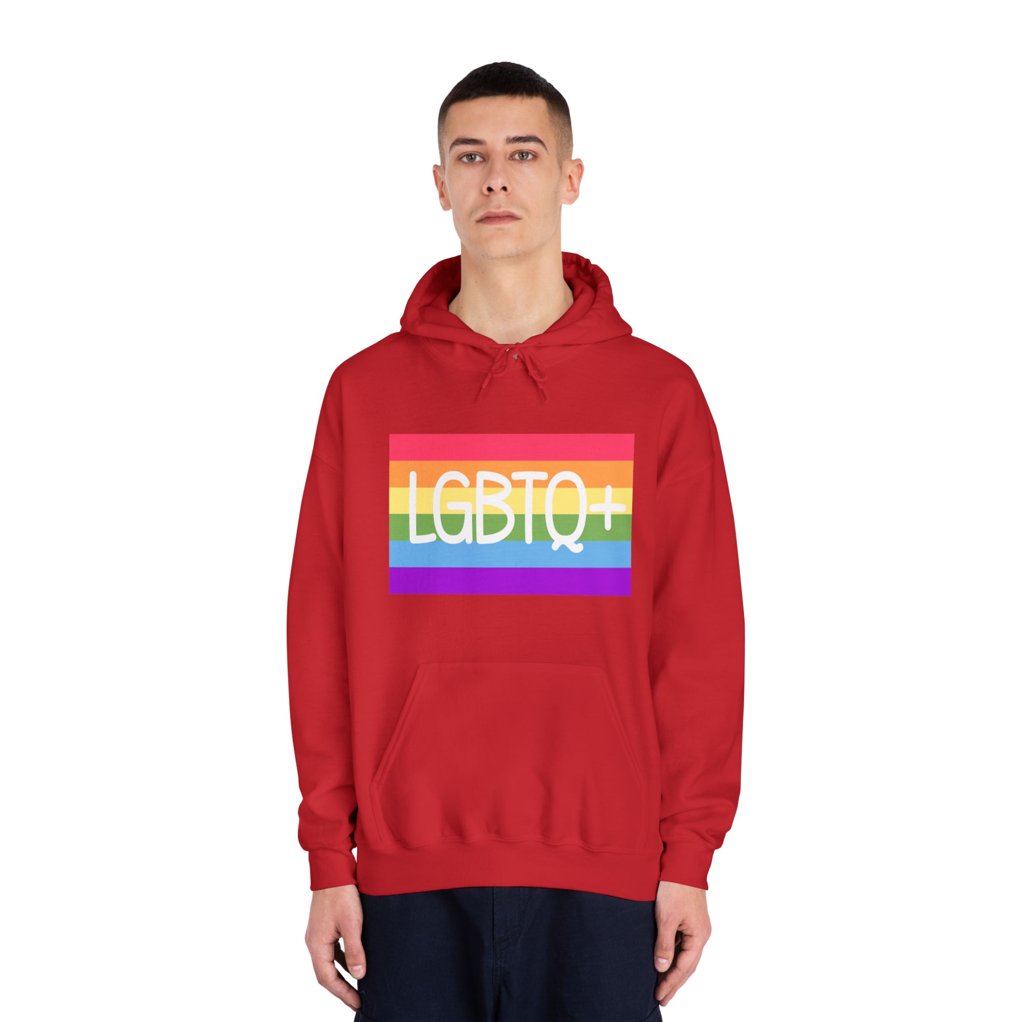 Pride Concept Background Lgbtq Pride Unisex Dryblend Hooded Sweatshirt - Image 35