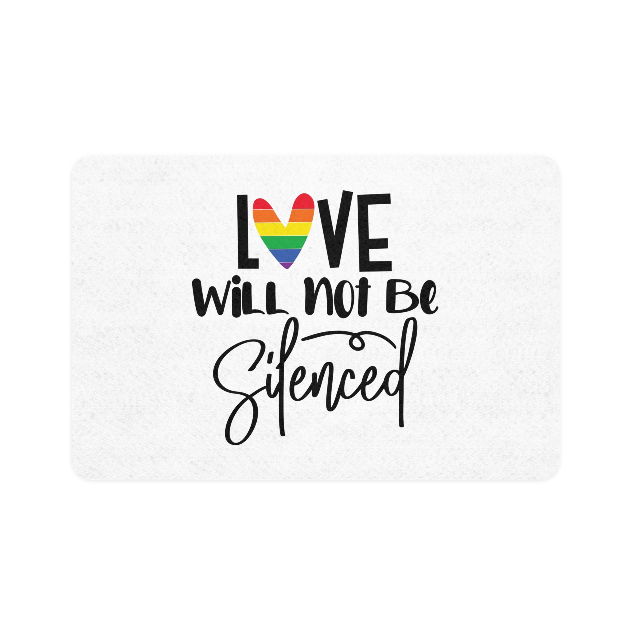 Gay Pride Svg Design(6) Pet Food Mat 12x18