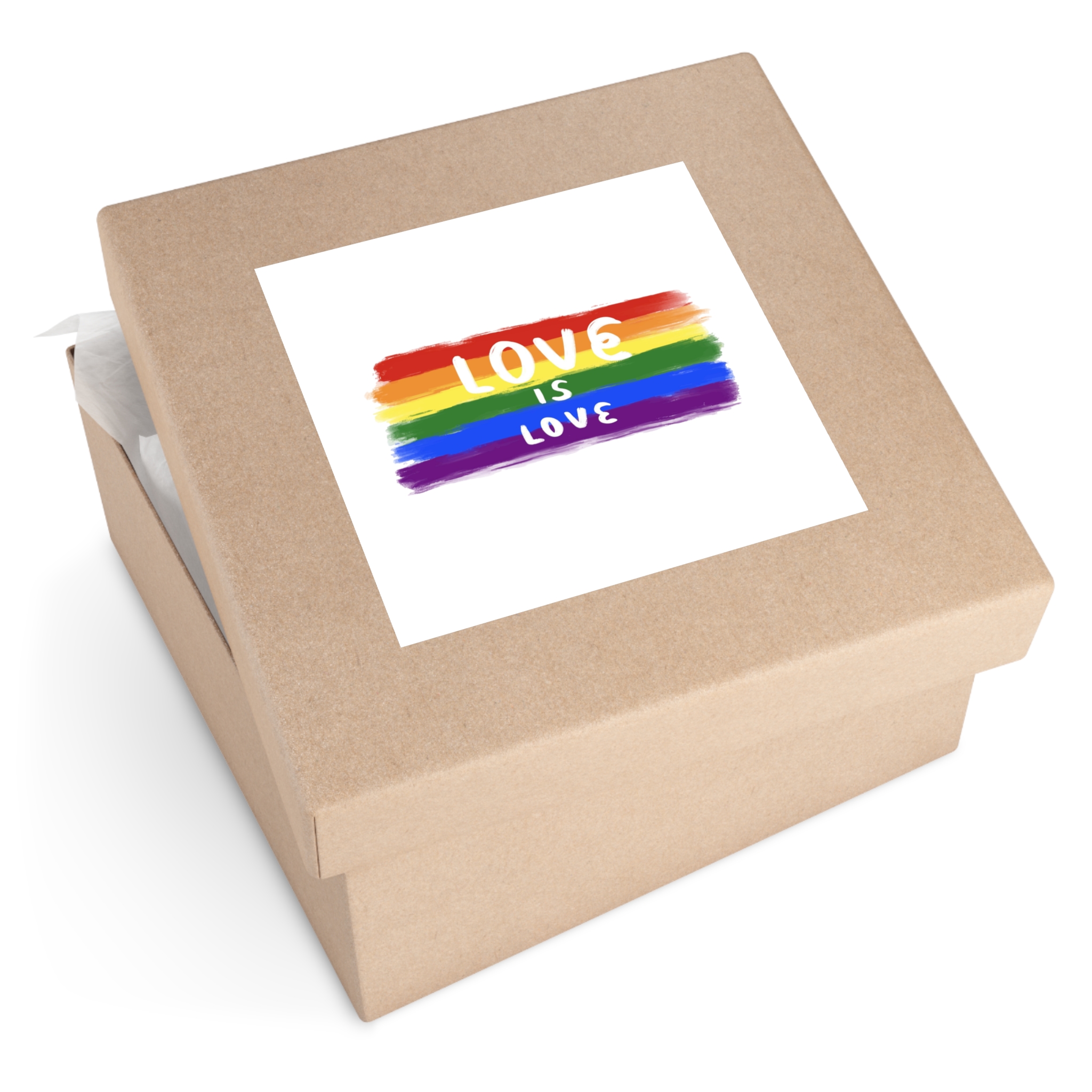 Pride Day Celebration Laminate Stickers Square - Image 63