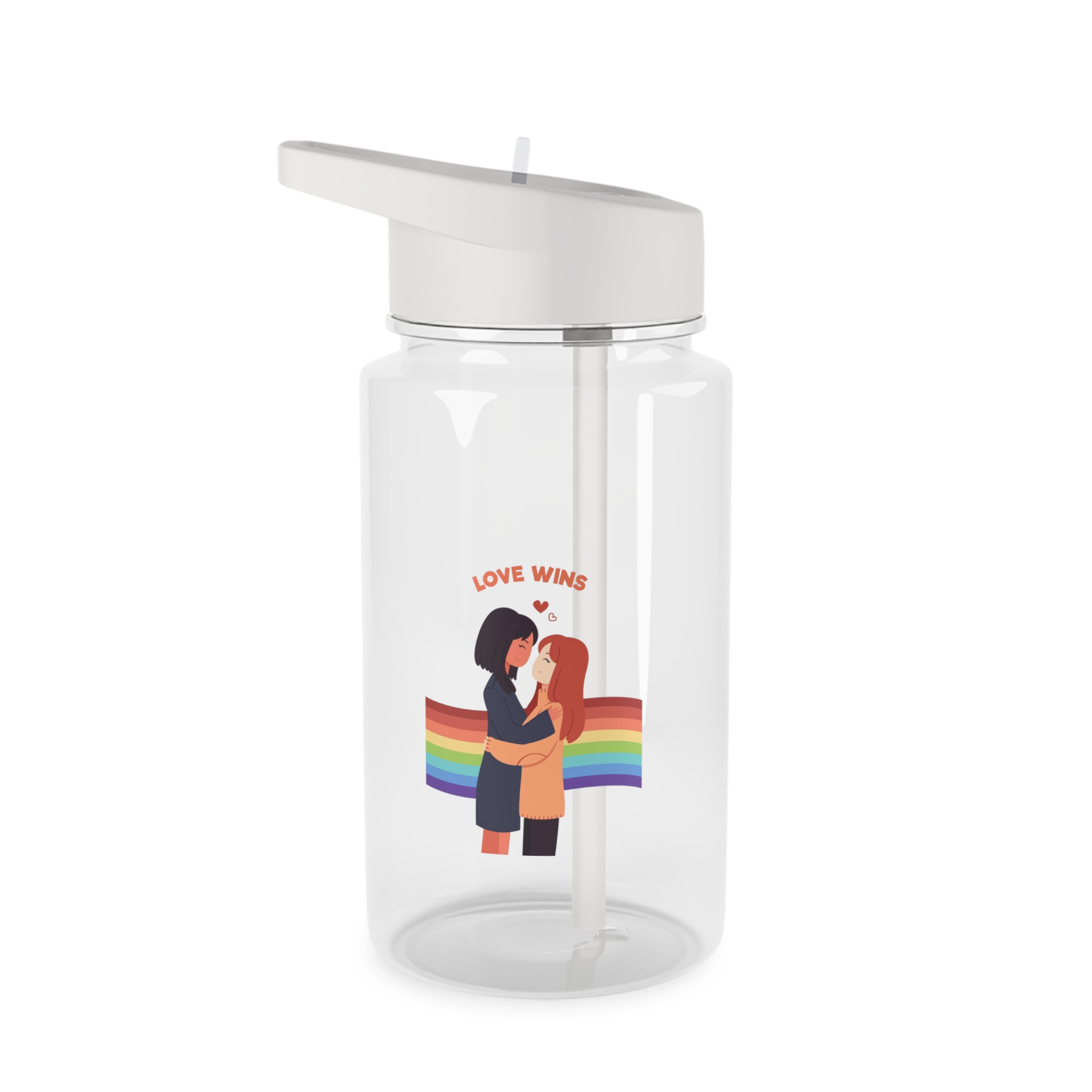 Pride Day People With Women Tritan Water Bottle