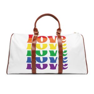 Gay Pride Svg Design (1) Waterproof Travel Bag