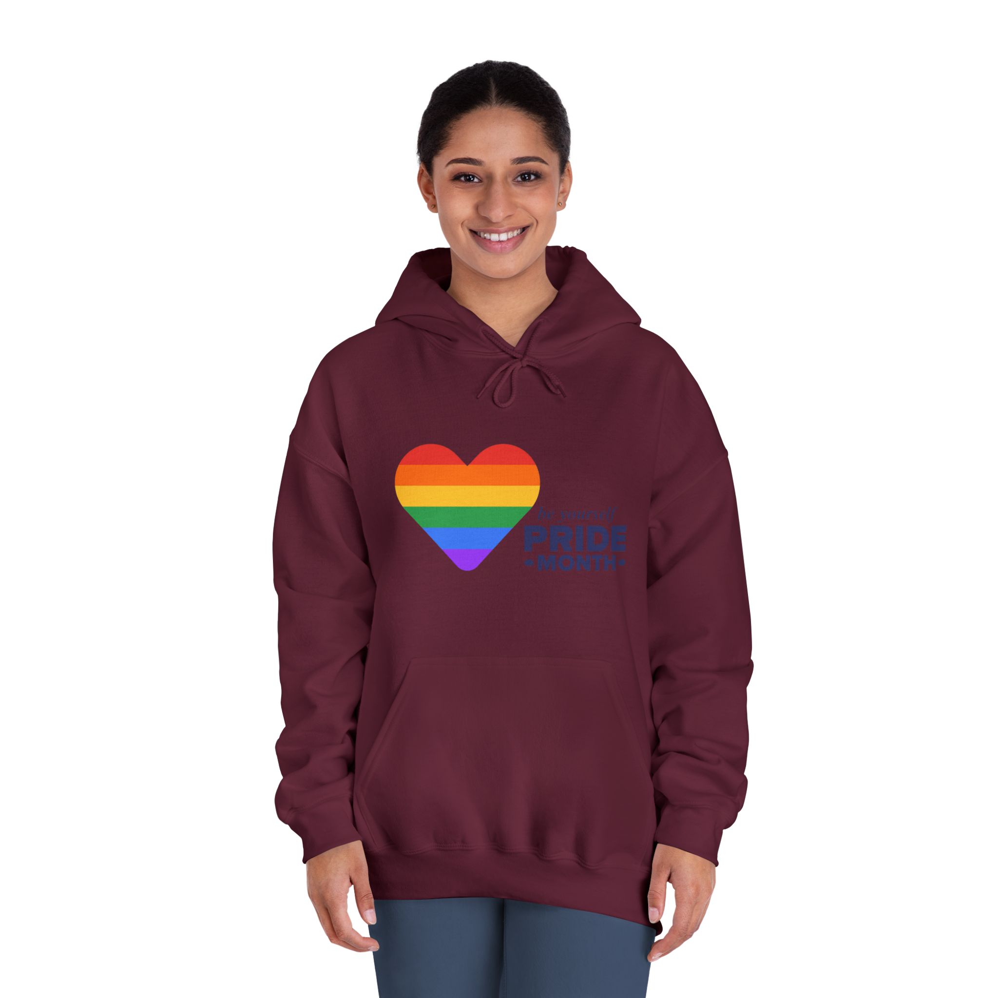 Lgbt Pride Month June Lgbt Flag Rainbow Flag Love Concept Vector Illustration Poster Unisex Dryblend Hooded Sweatshirt - Image 20