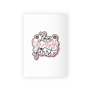 Self Love Lettering Gift Wrapping Paper Rolls 1pc