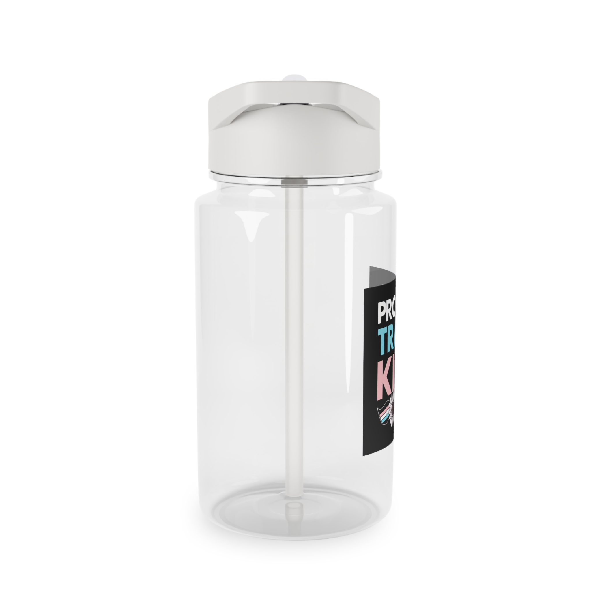 Protect Trans Kids(1) Tritan Water Bottle - Image 4