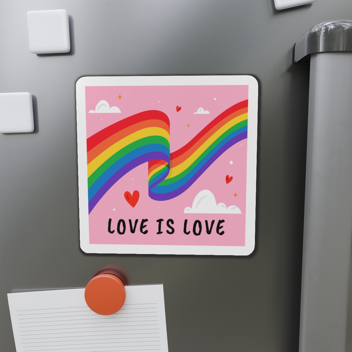 Colorful Flag Pride Day Die Cut Magnets - Image 14