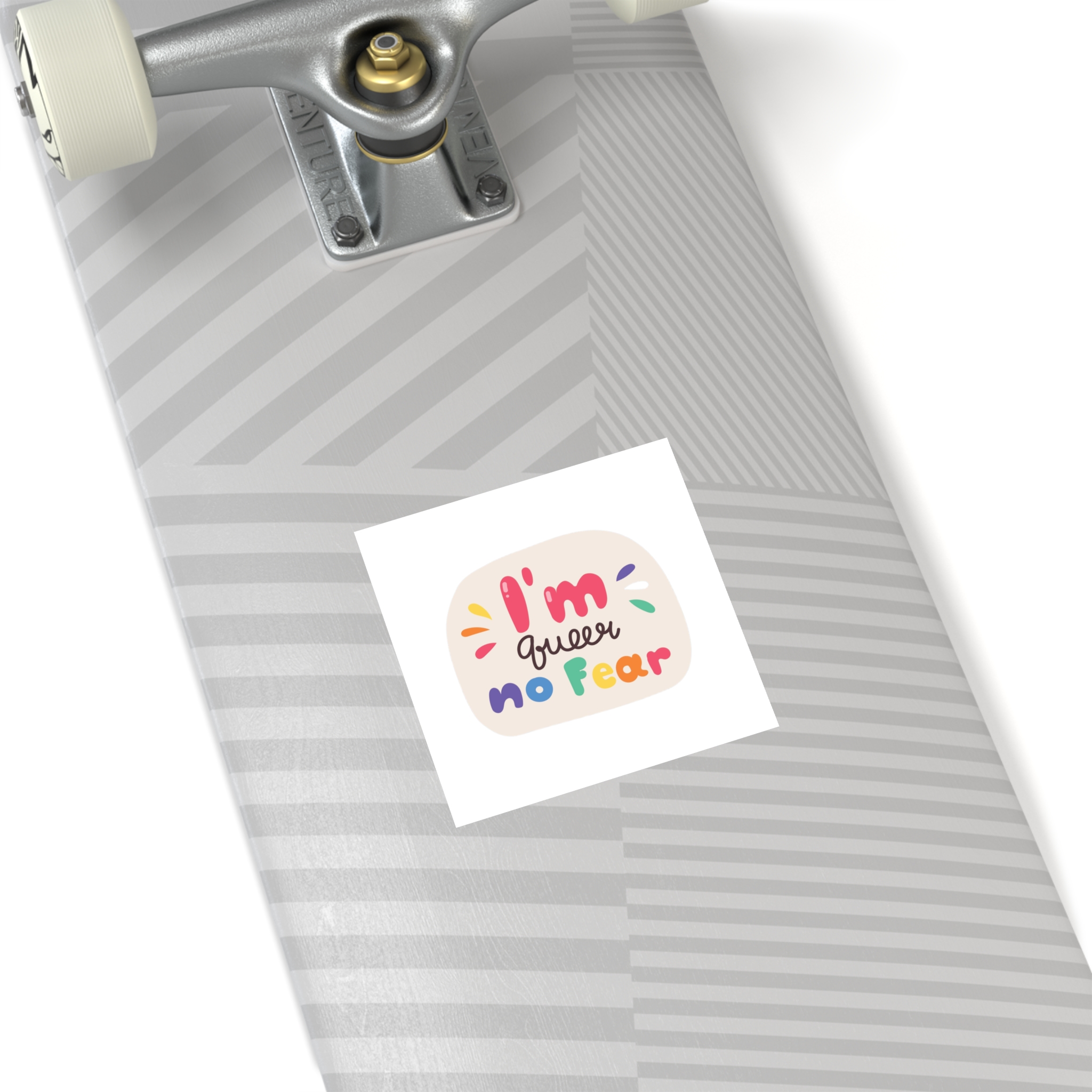 Lgbt Sticker Pack White Background Lgbtq Set Symbol Lgbt Pride Community Rainbow Elements Vector Hand Draw Illustration Hand Drawn Lettering(3) Laminate Stickers Square - Image 20