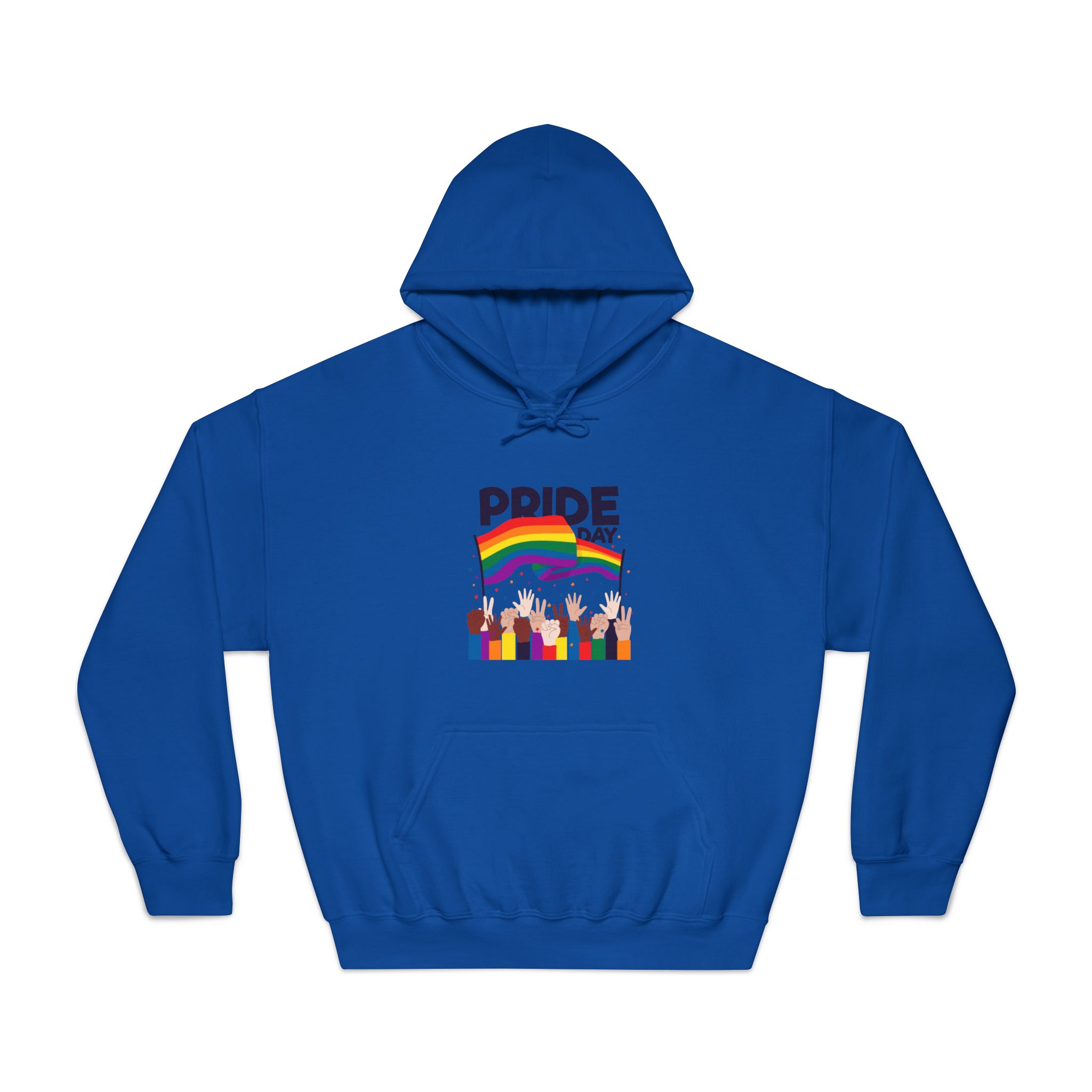 Pride Day Event With Rainbow Flag Theme Unisex Dryblend Hooded Sweatshirt - Image 25