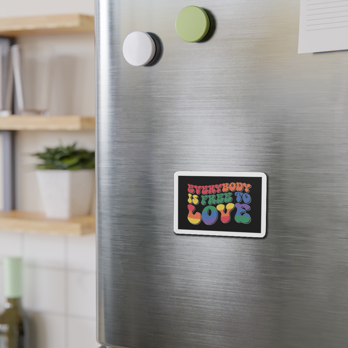 Pride Lgbt Gay Retro Tshirt Design Die Cut Magnets - Image 6