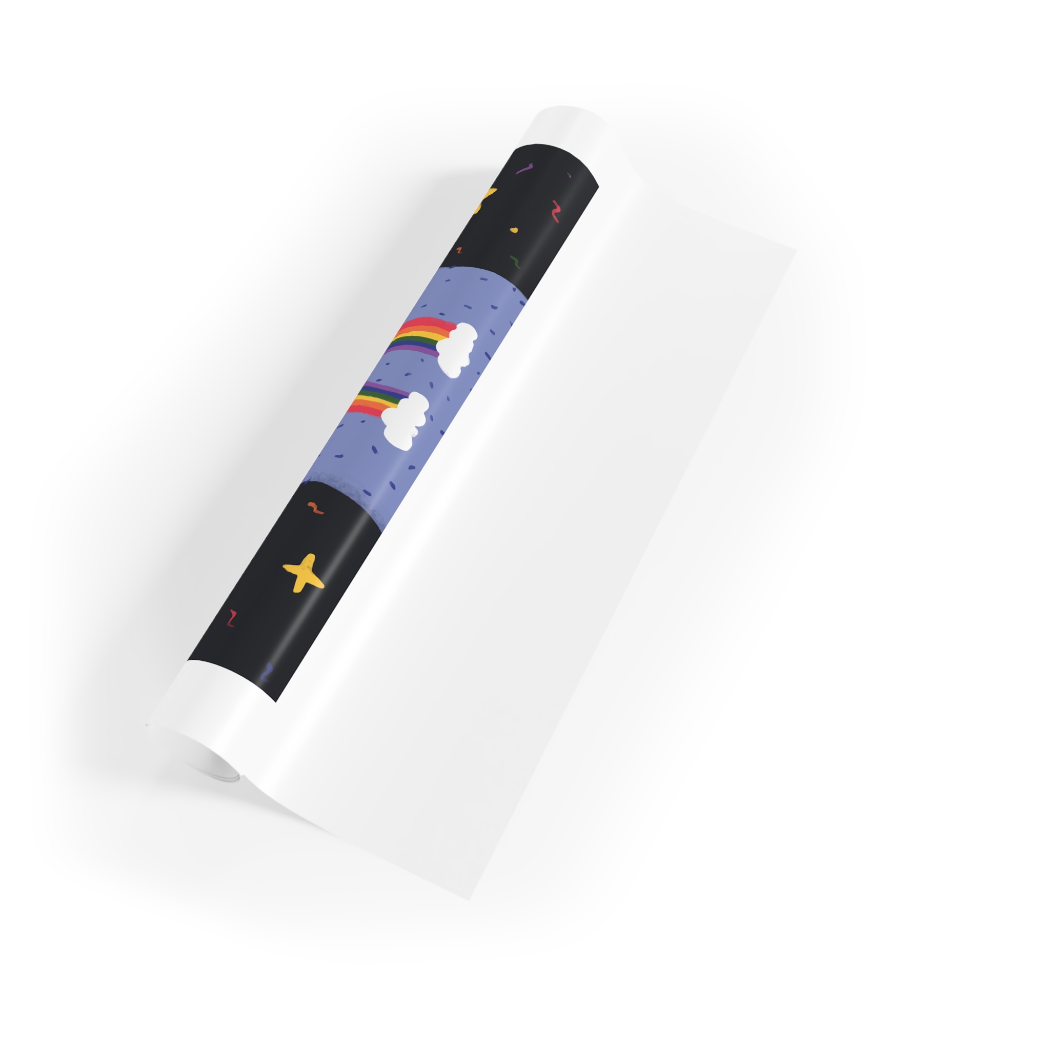 Pride Day Concept Equality Message Gift Wrapping Paper Rolls 1pc - Image 3