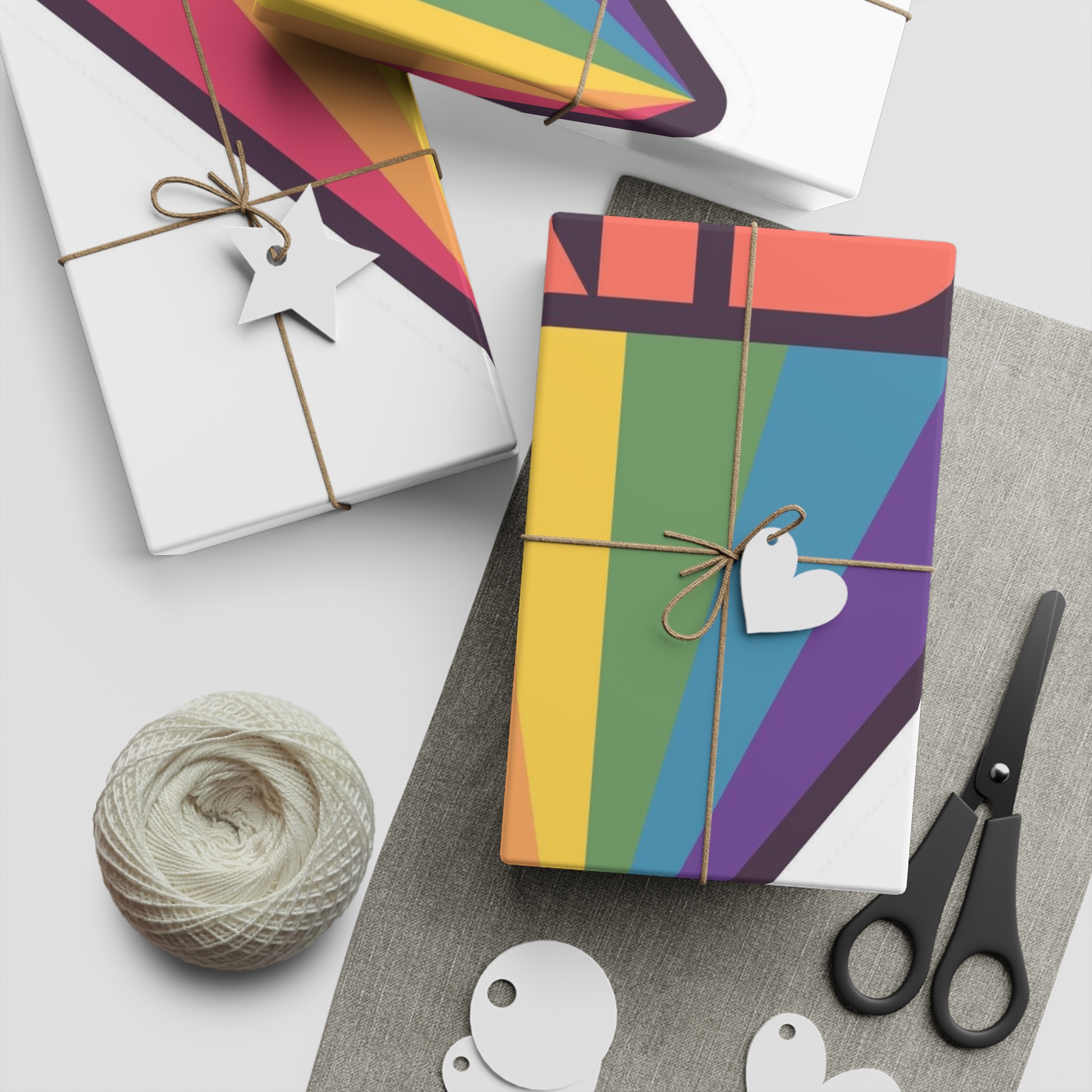 Pride With Rainbow1 Gift Wrapping Paper Sheets 1pc - Image 5