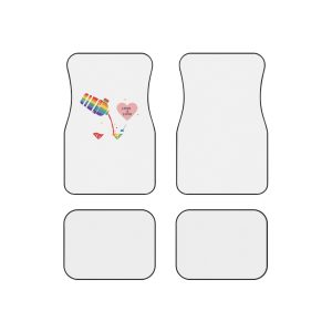 Rainbow Cocktail Shaker Pouring Drink With Heart Love Is Love Illustration Vector Car Mats Set Of 4