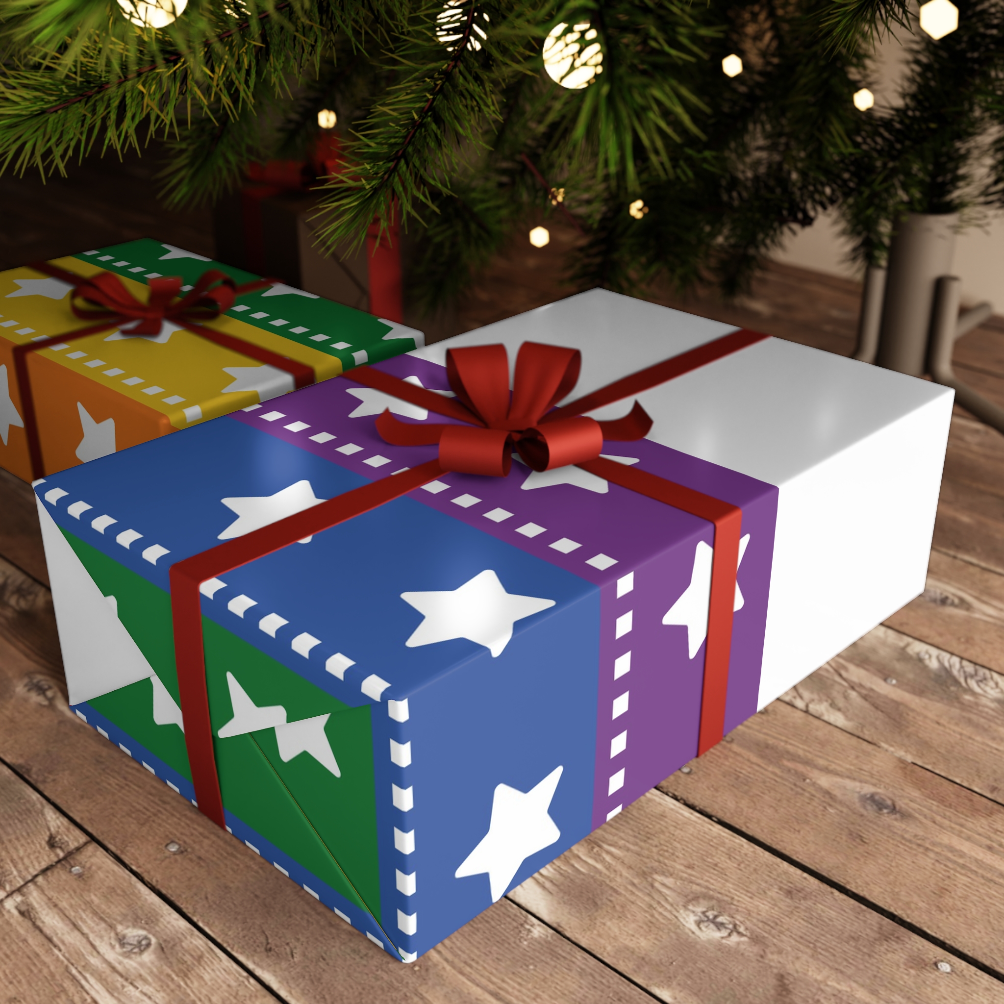 Lgbt Pride Month June Lesbian Gay Bisexual Transgender Lgbtq Flag Rainbow Vector(4) Gift Wrapping Paper Sheets 1pc - Image 3