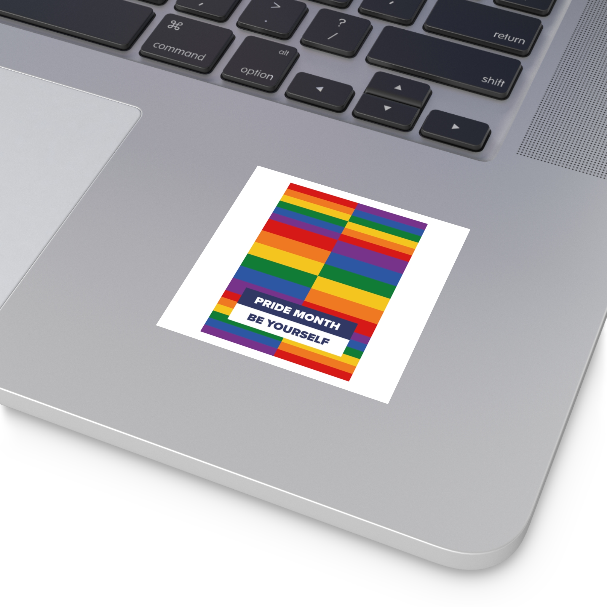 Lgbt Pride Month June Lesbian Gay Bisexual Transgender Lgbtq Flag Rainbow Vector(3) Laminate Stickers Square - Image 15