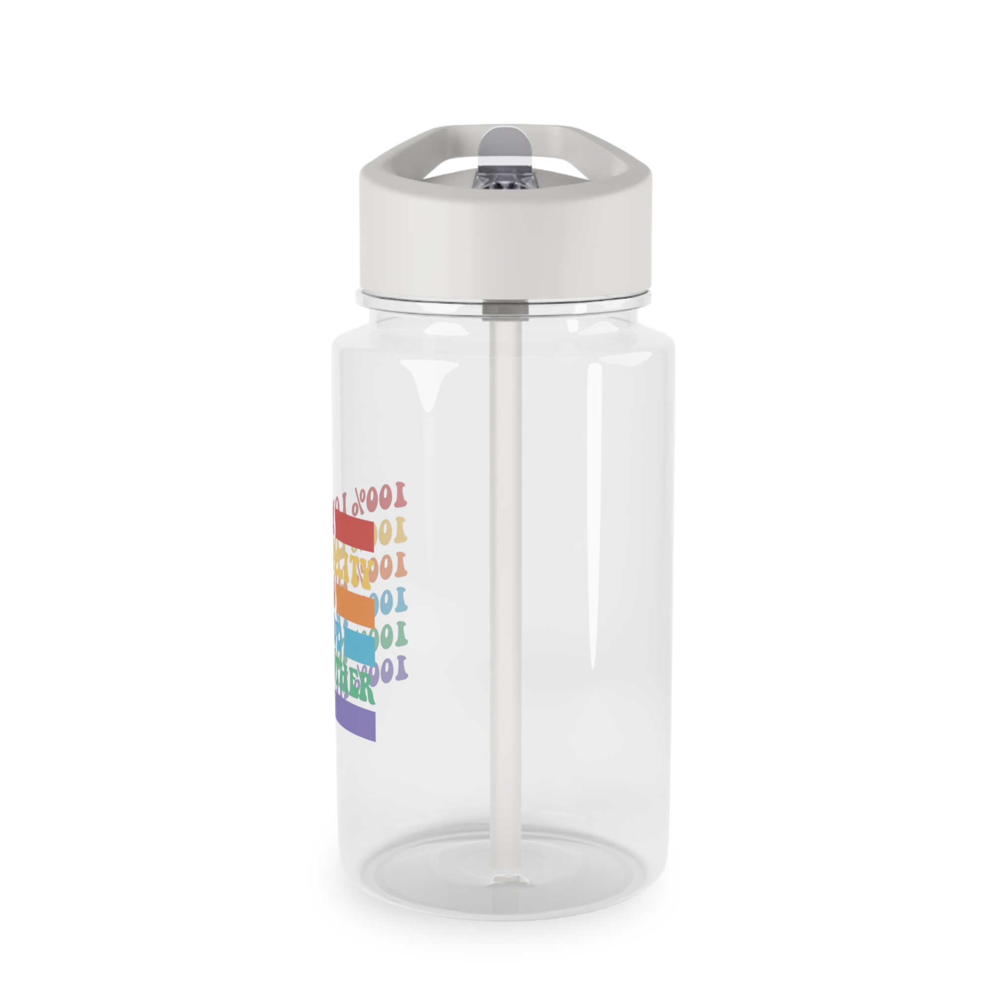Pride Lgbt Gay Typography T Shirt Design Tritan Water Bottle - Image 3