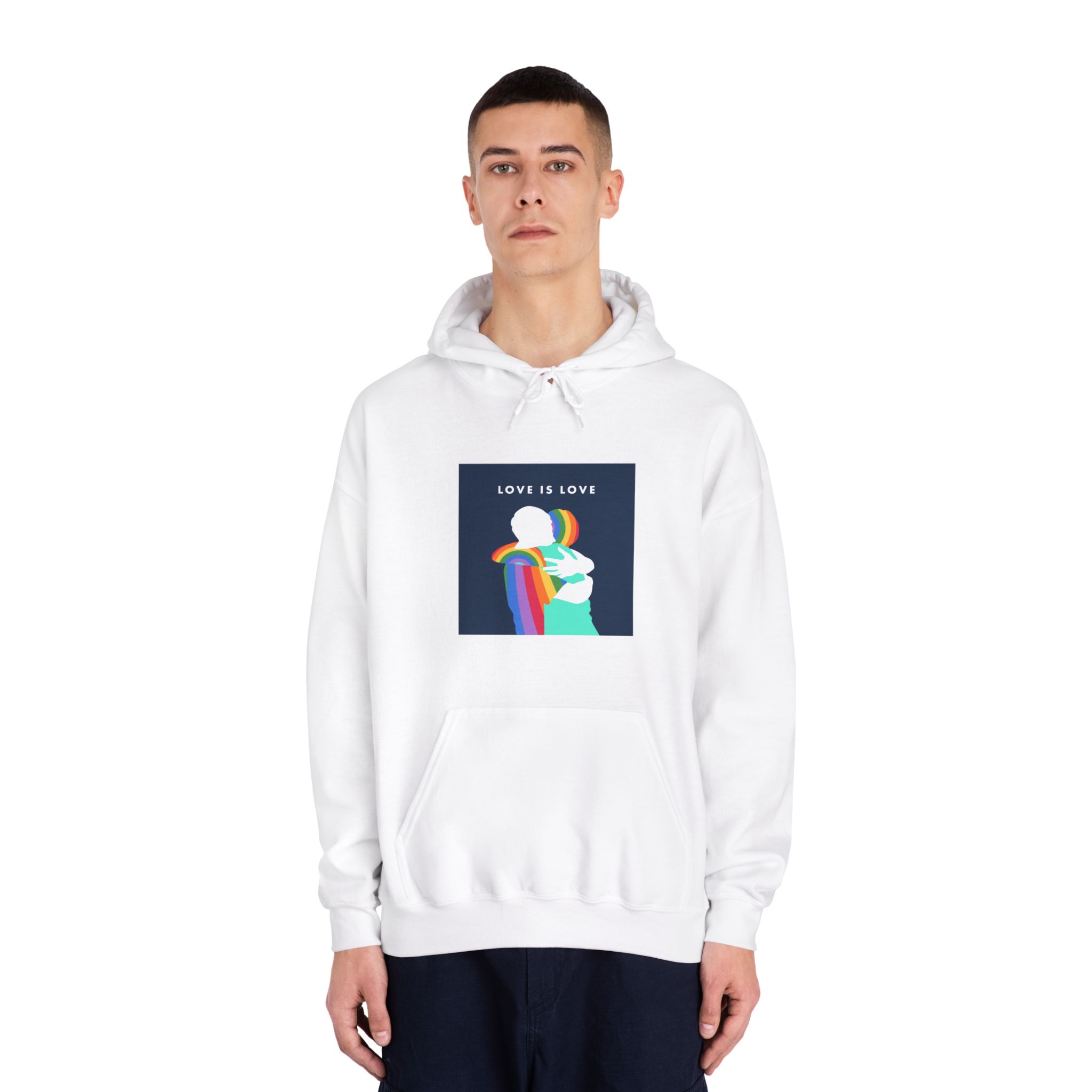 Pride Month 04 Unisex Dryblend Hooded Sweatshirt - Image 3