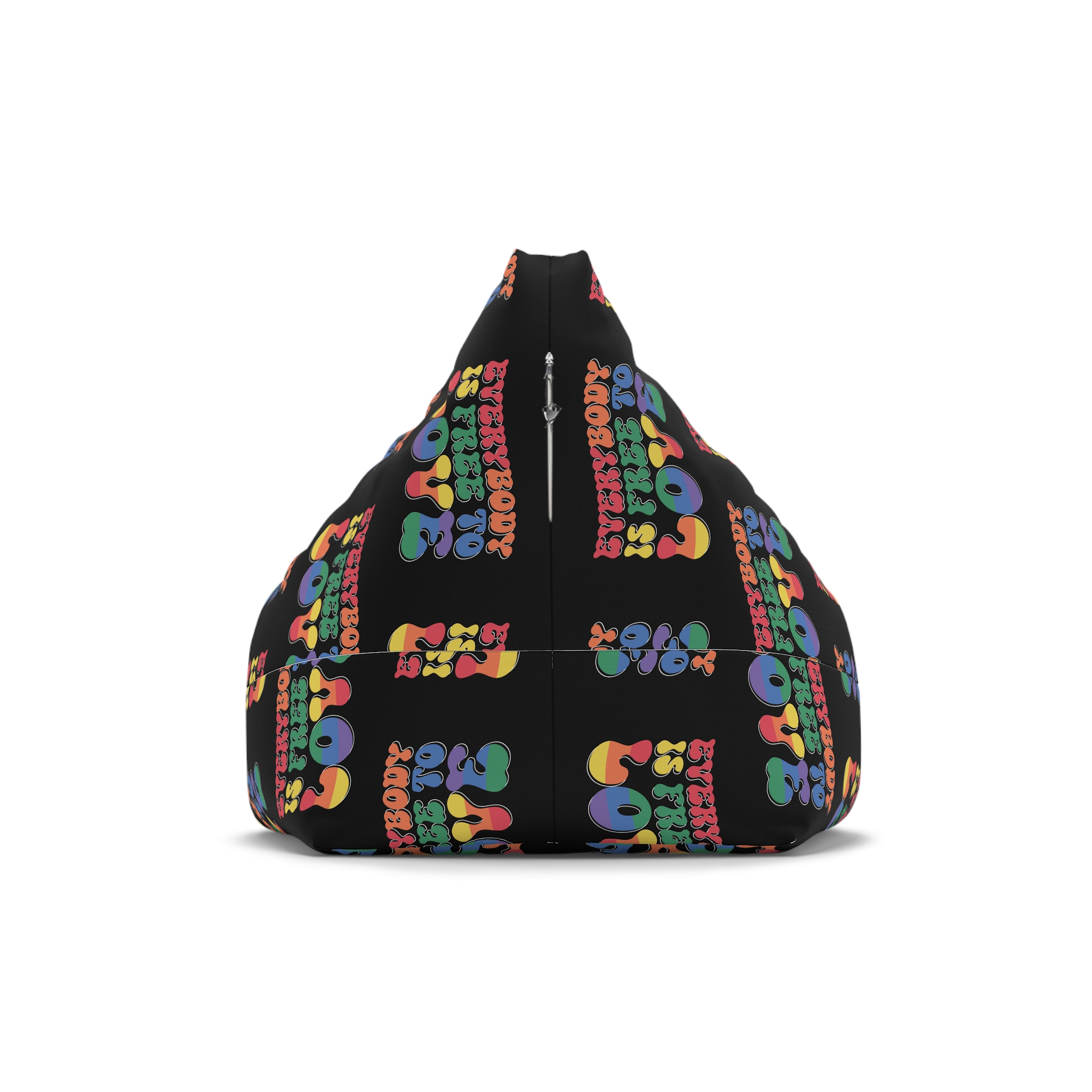 Pride Lgbt Gay Retro Tshirt Design Bean Bag Chair Cover - Image 2
