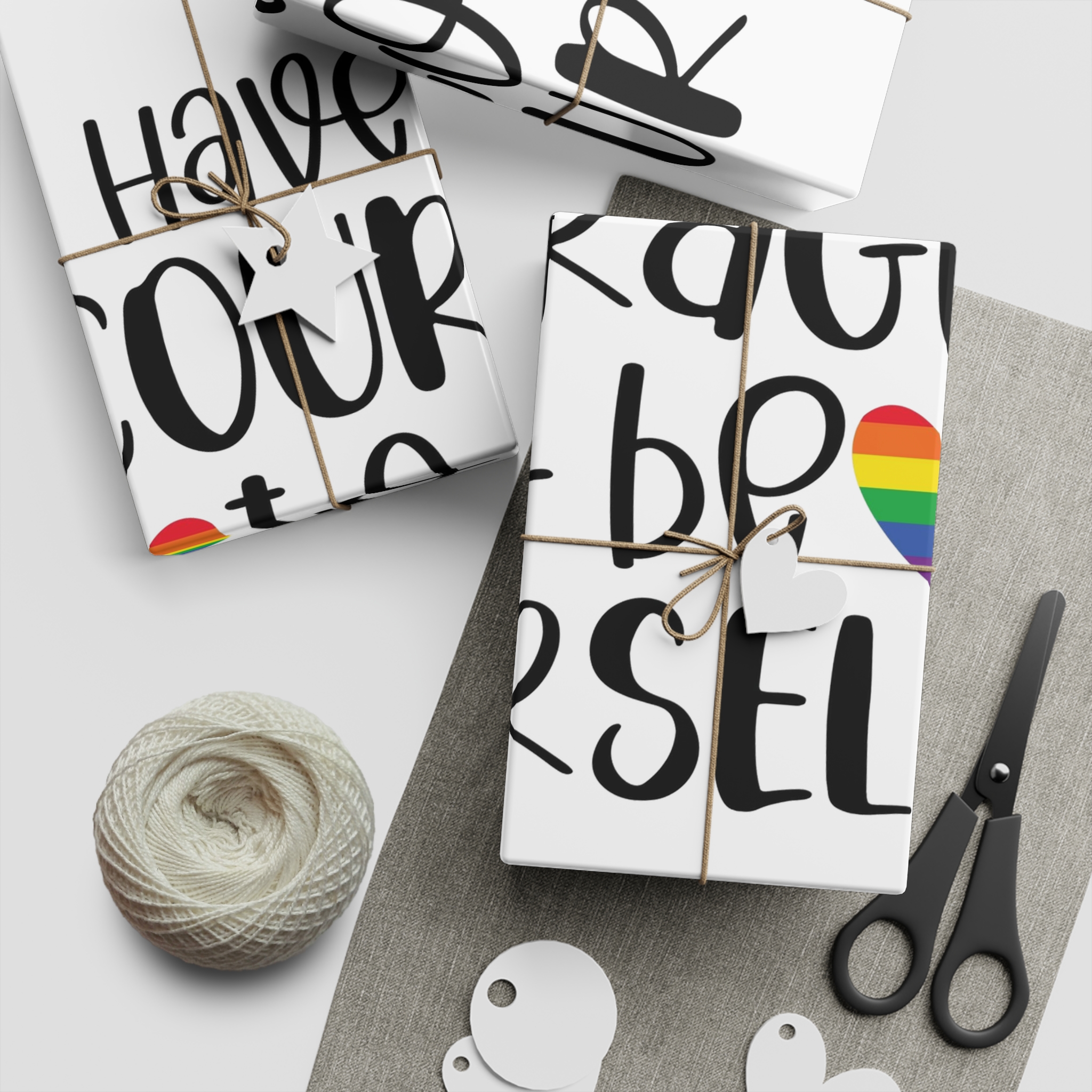 Gay Pride Svg Design(4) Gift Wrapping Paper Sheets 1pc - Image 2