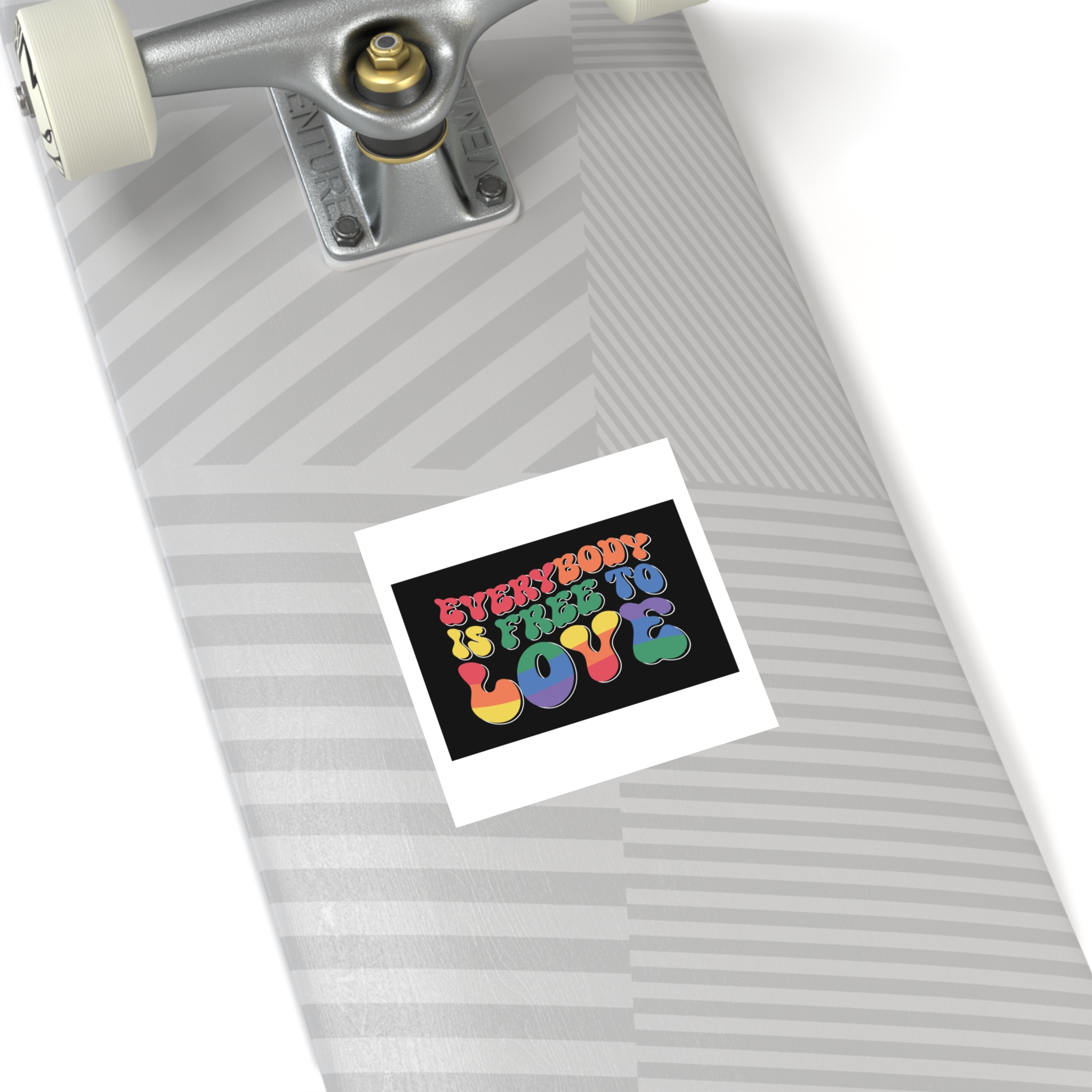 Pride Lgbt Gay Retro Tshirt Design Laminate Stickers Square - Image 28