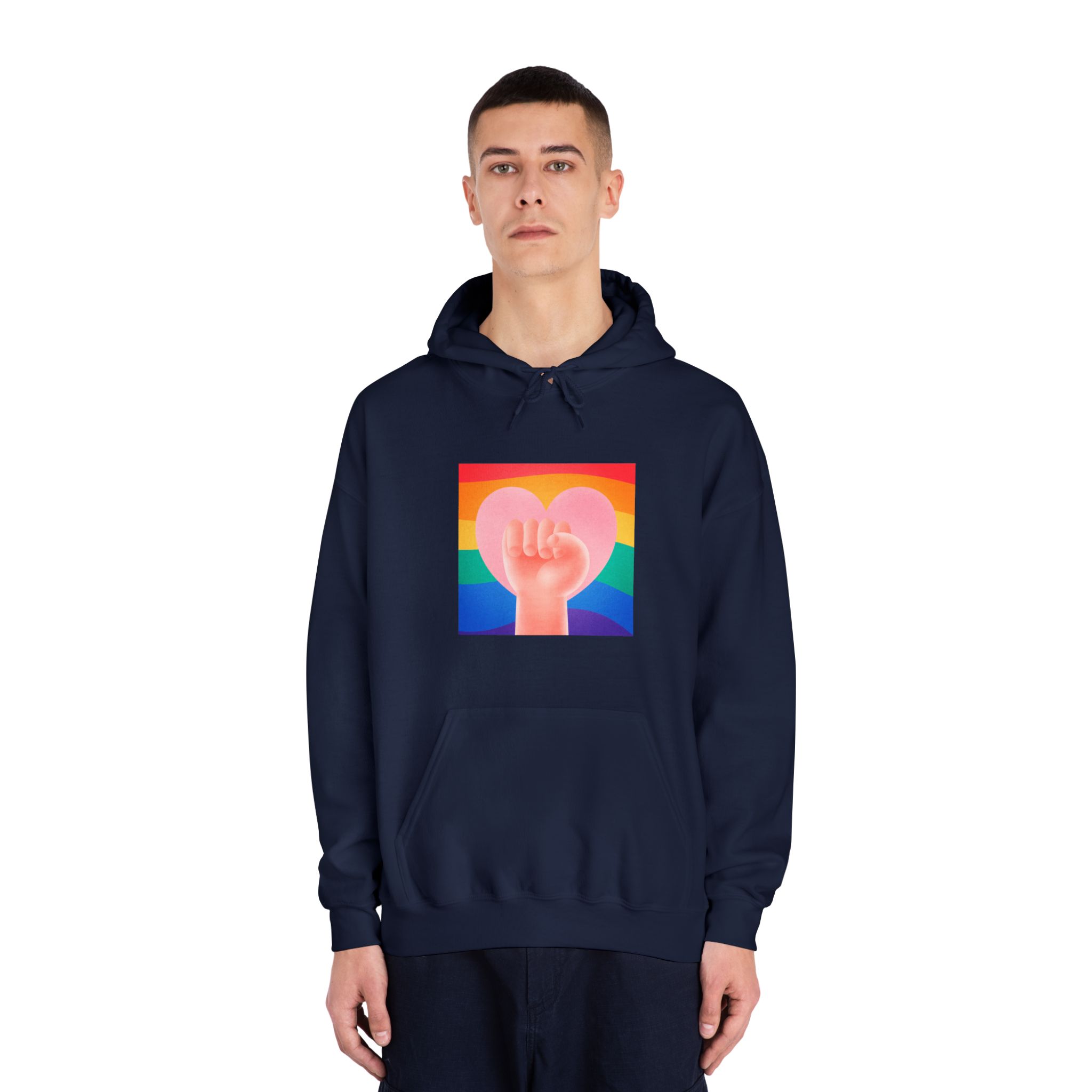 Pride Day Concept 2 Unisex Dryblend Hooded Sweatshirt - Image 31