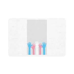 Lesbian Pride Design 23E19E Pet Food Mat 12x18