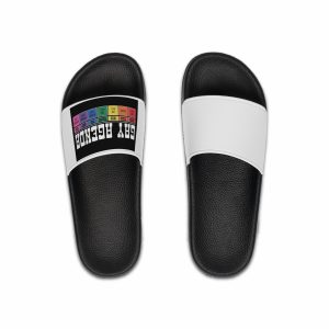 Poster That Says Pay Attention It Mens Slide Sandals