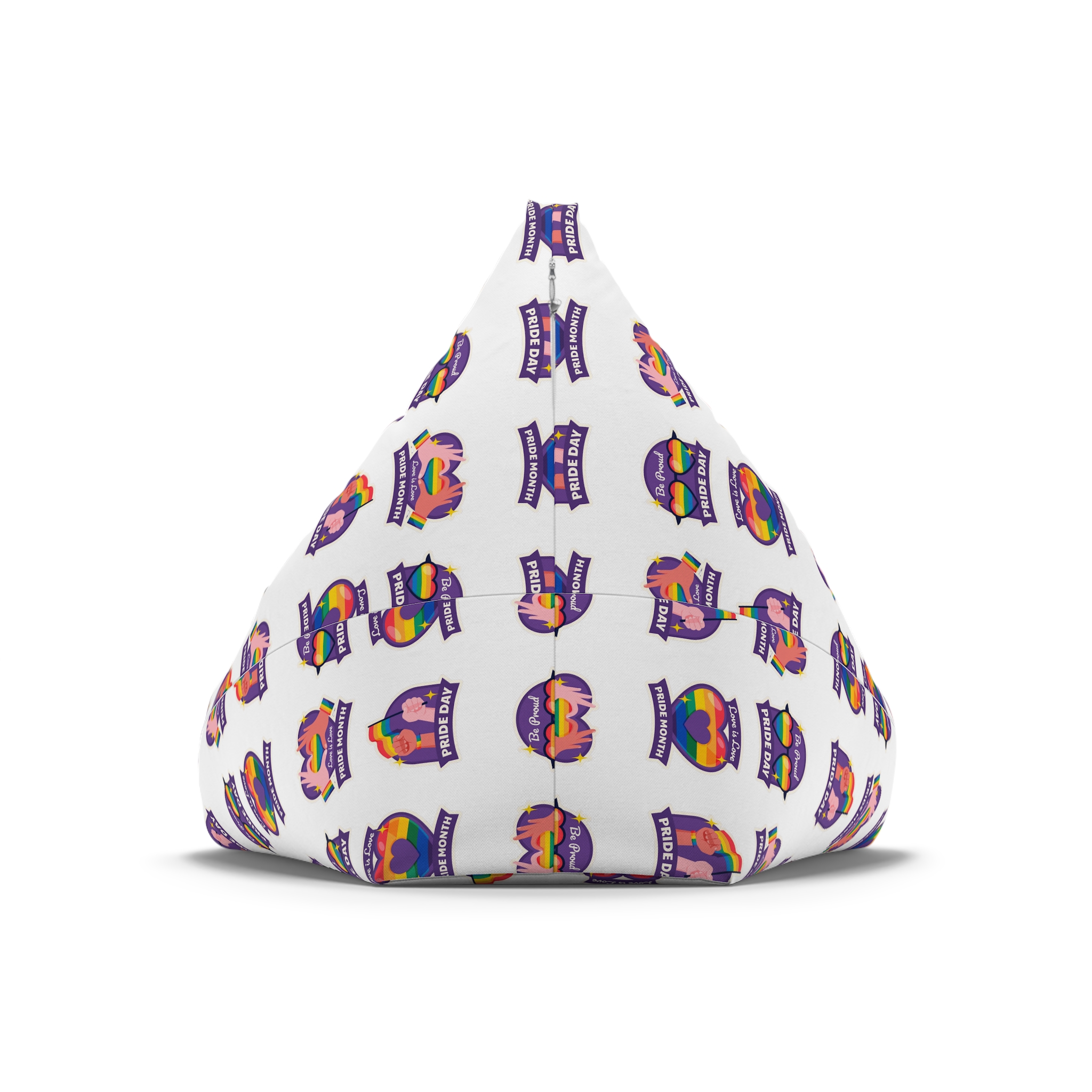 Labels Collection Pride Month Celebration Bean Bag Chair Cover - Image 6