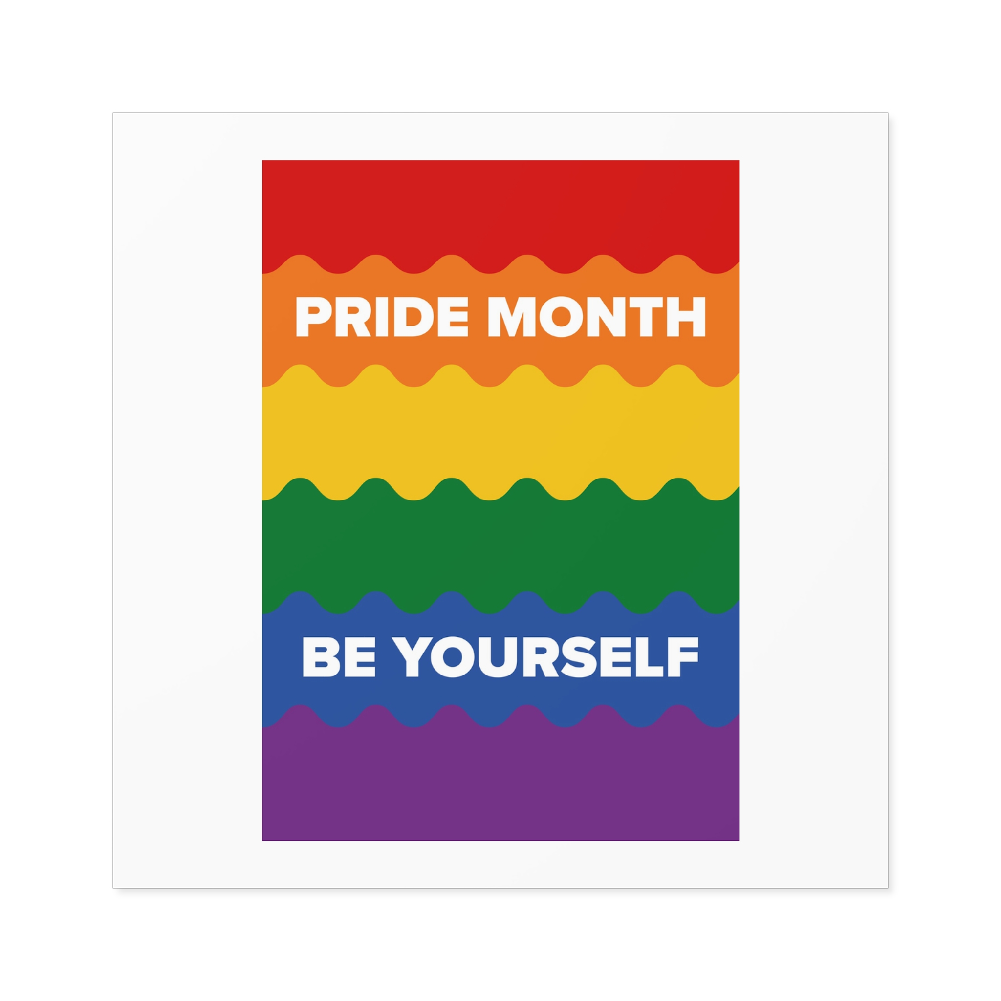 Lgbt Pride Month June Lesbian Gay Bisexual Transgender Lgbtq Flag Rainbow Vector Laminate Stickers Square - Image 45