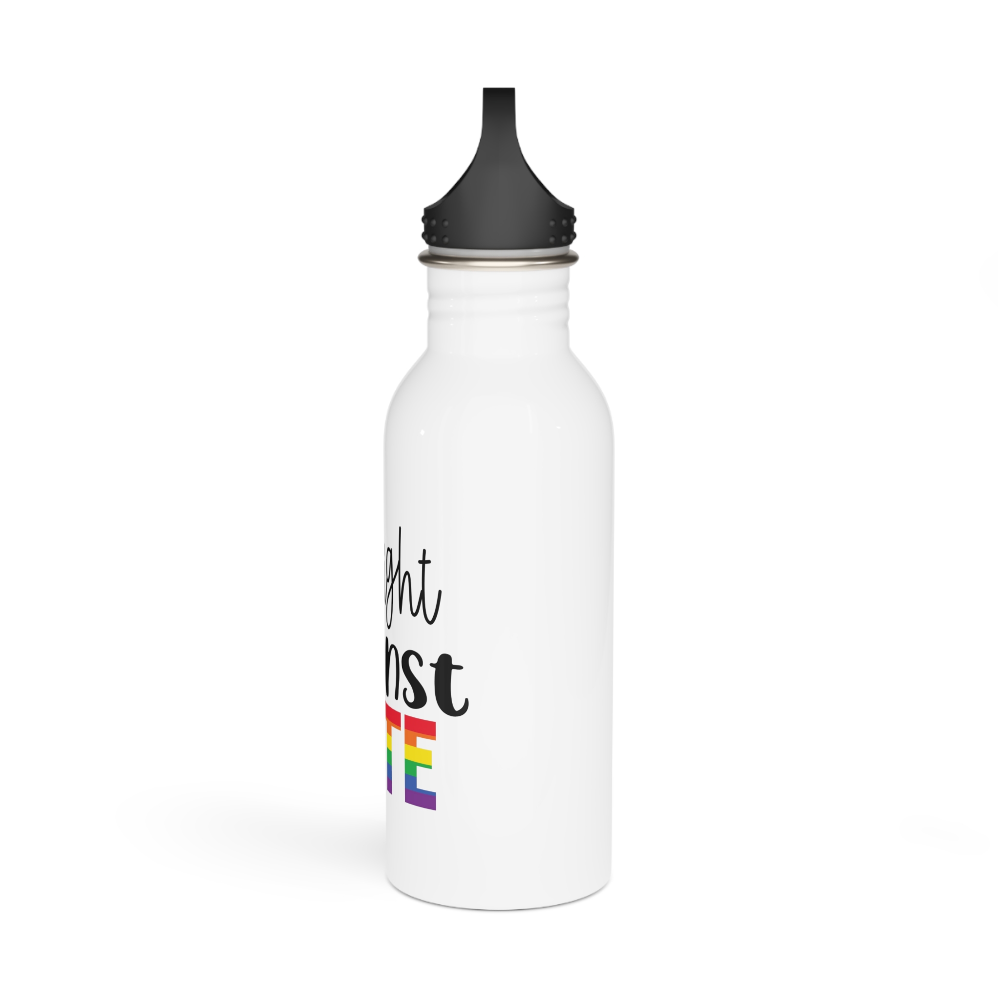 Gay Pride Svg Design(2) Stainless Steel Water Bottle - Image 4