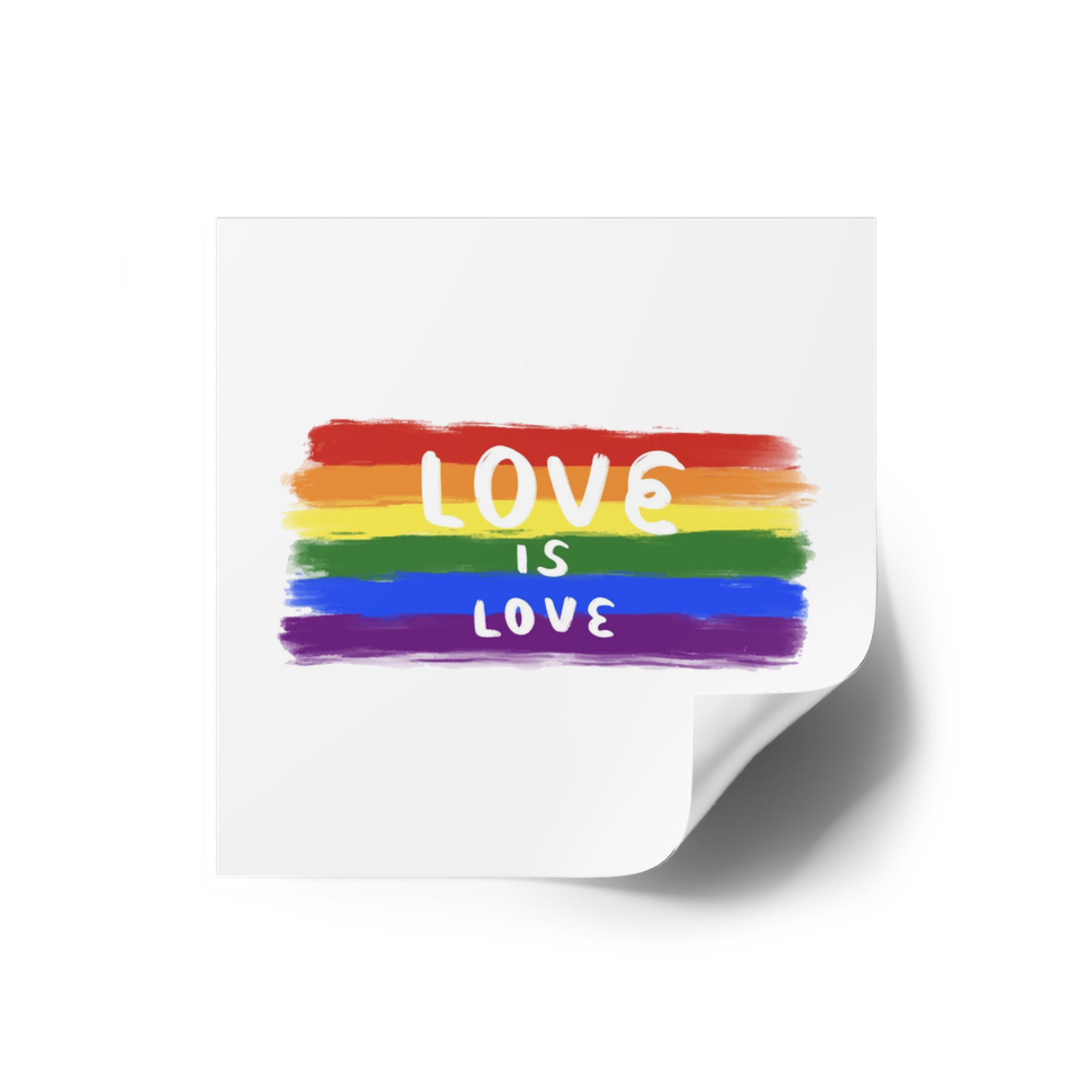 Pride Day Celebration Laminate Stickers Square - Image 10