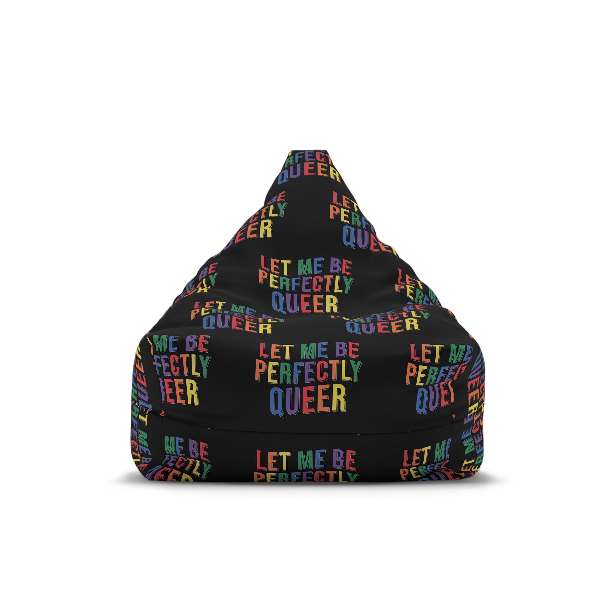 Pride Lgbtq Gay Typography Vector Tshirt Design(9) Bean Bag Chair Cover