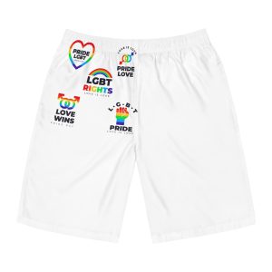 Pride Day Badges Collection Mens Board Shorts Aop