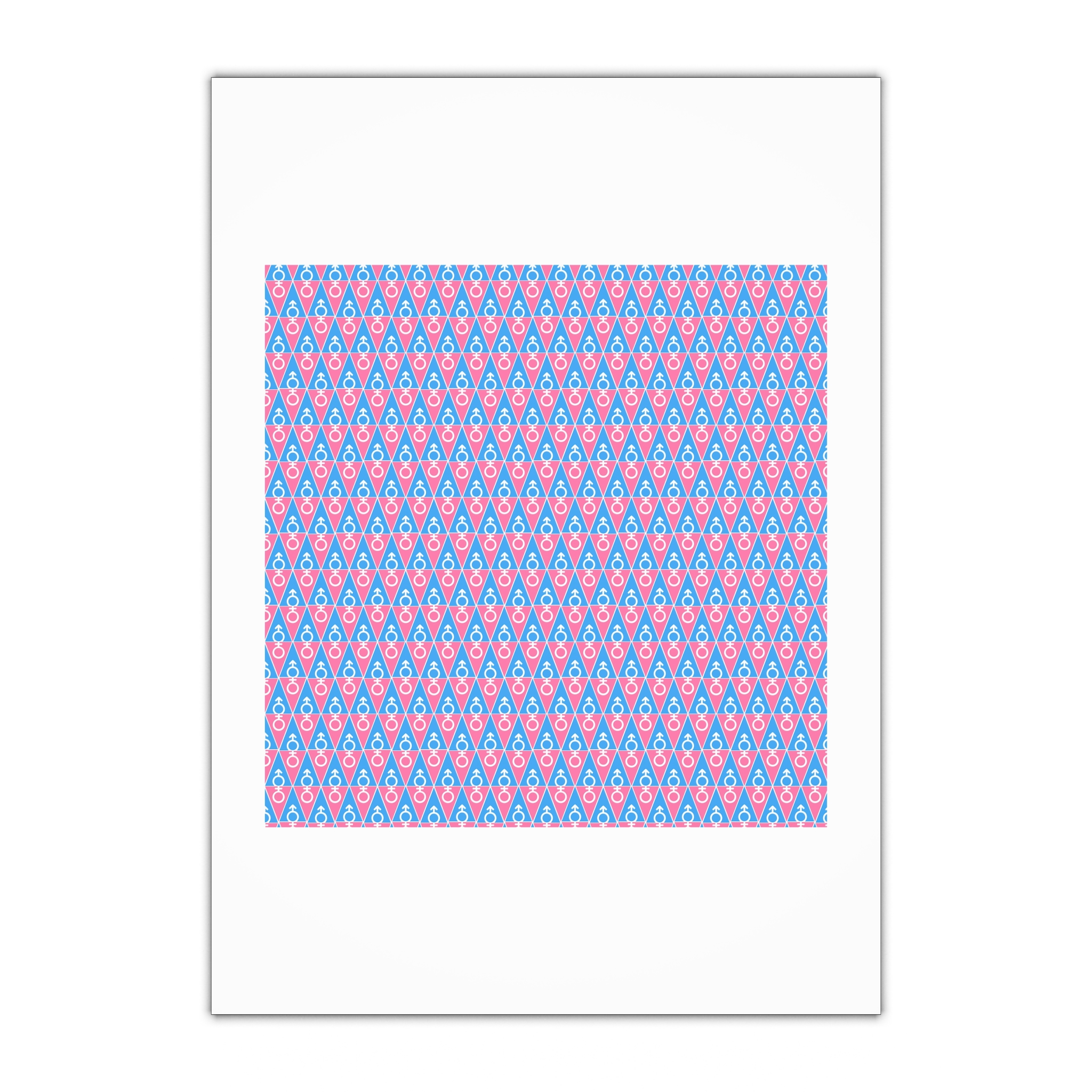 Gender Symbol Pattern Gift Wrapping Paper Sheets 1pc