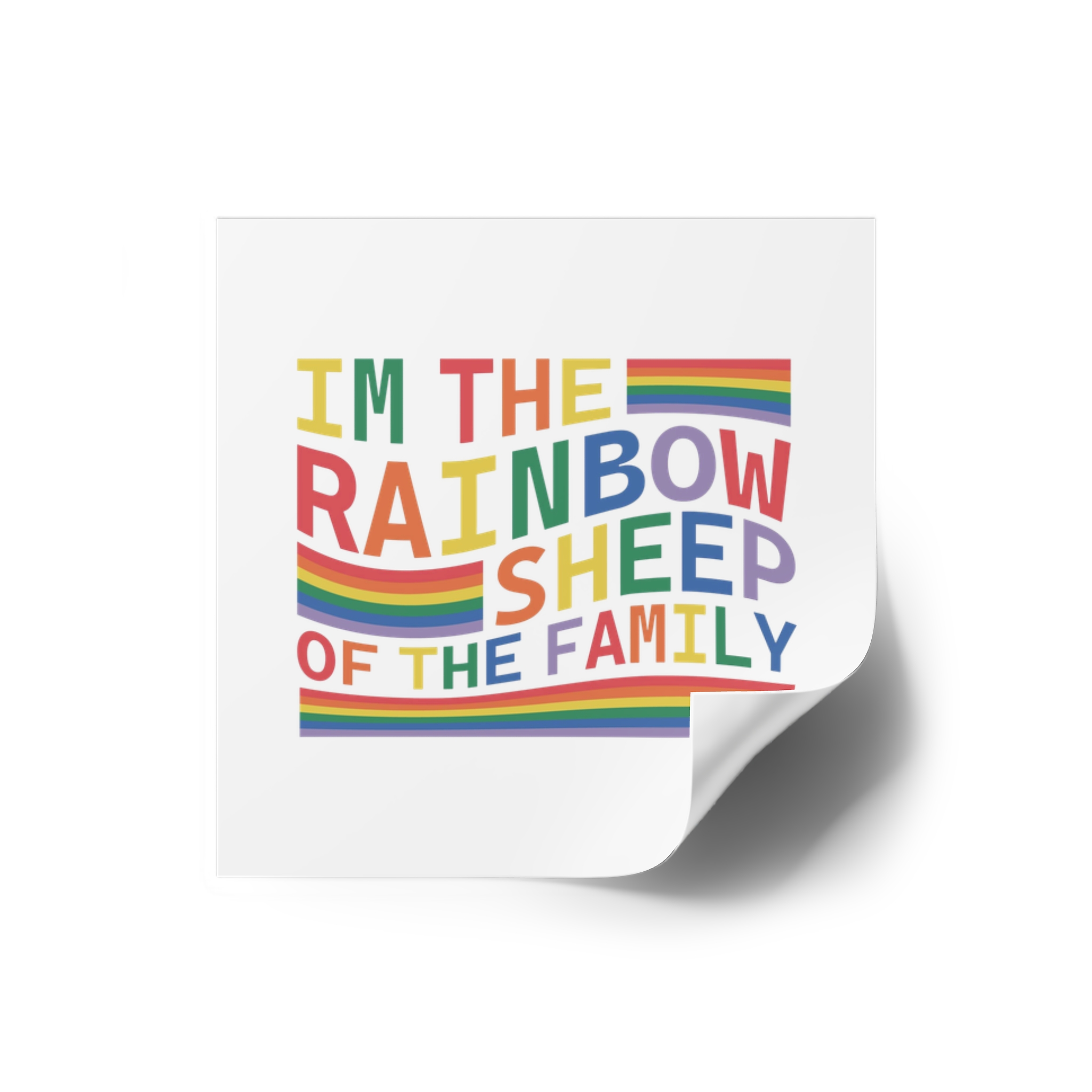 Lgbtq Pride Month Svg Design Bundle(1) Laminate Stickers Square - Image 2