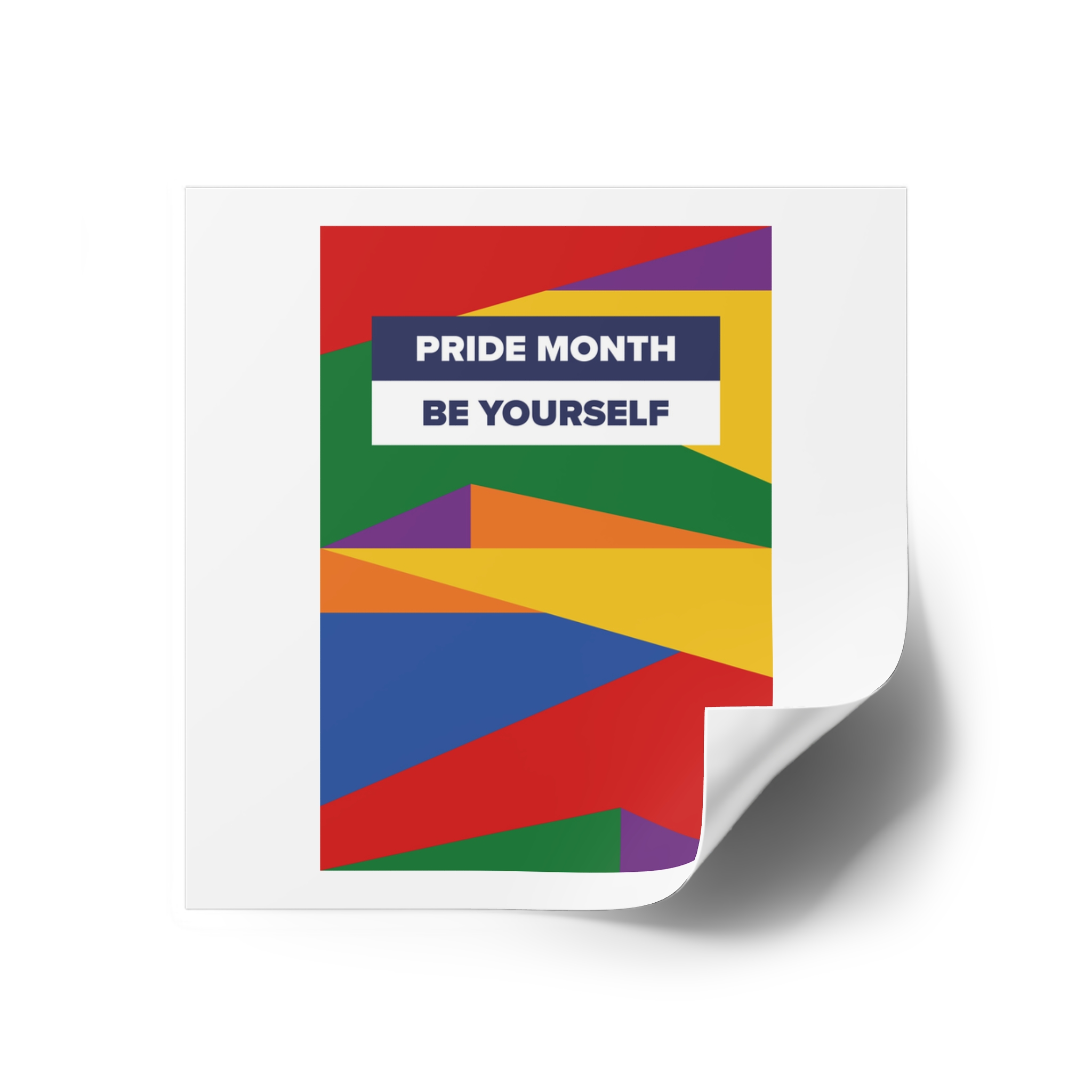 Lgbt Pride Month June Lesbian Gay Bisexual Transgender Lgbtq Flag Rainbow Vector(2) Laminate Stickers Square - Image 26