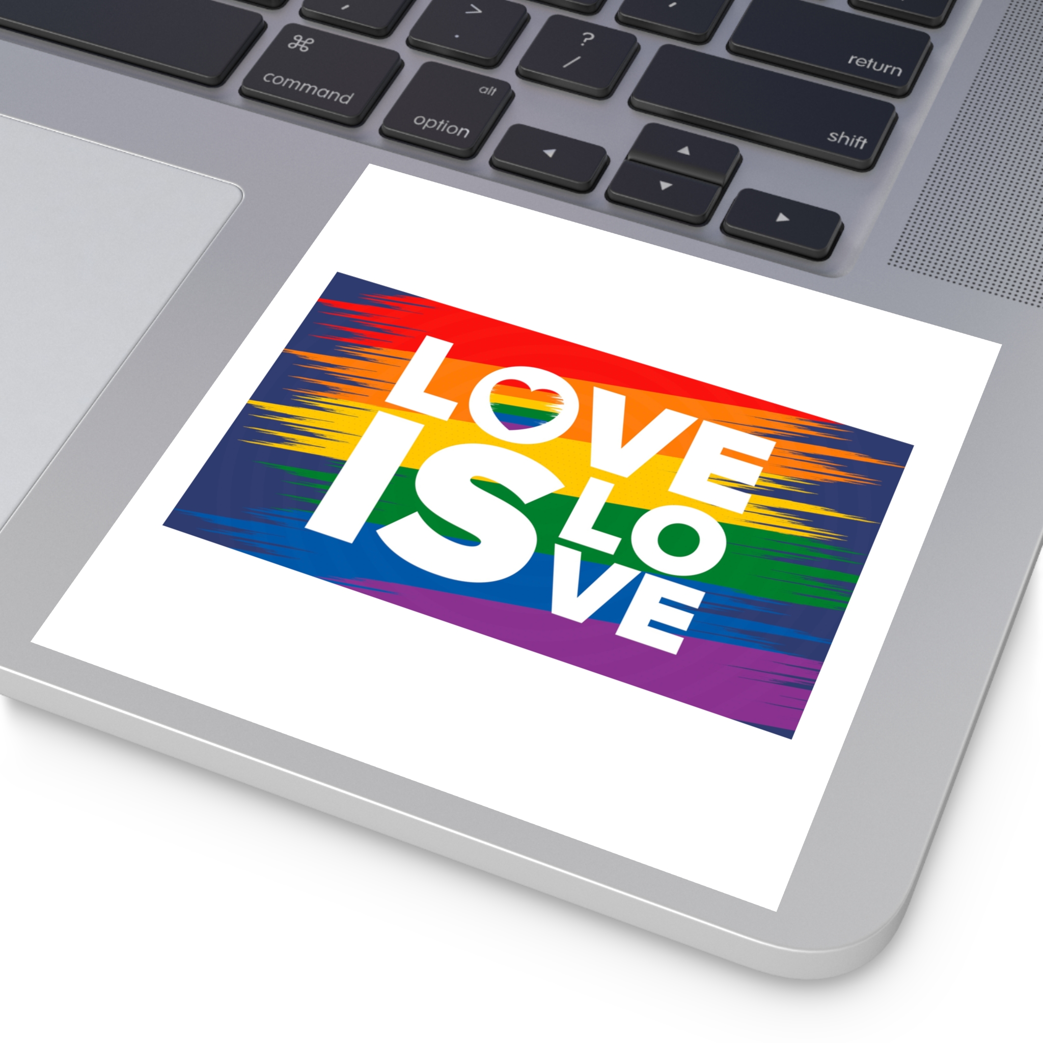 Lgbt Pride Month June Lesbian Gay Bisexual Transgender Lgbt Rainbow Flag Vector Illustration Laminate Stickers Square - Image 47