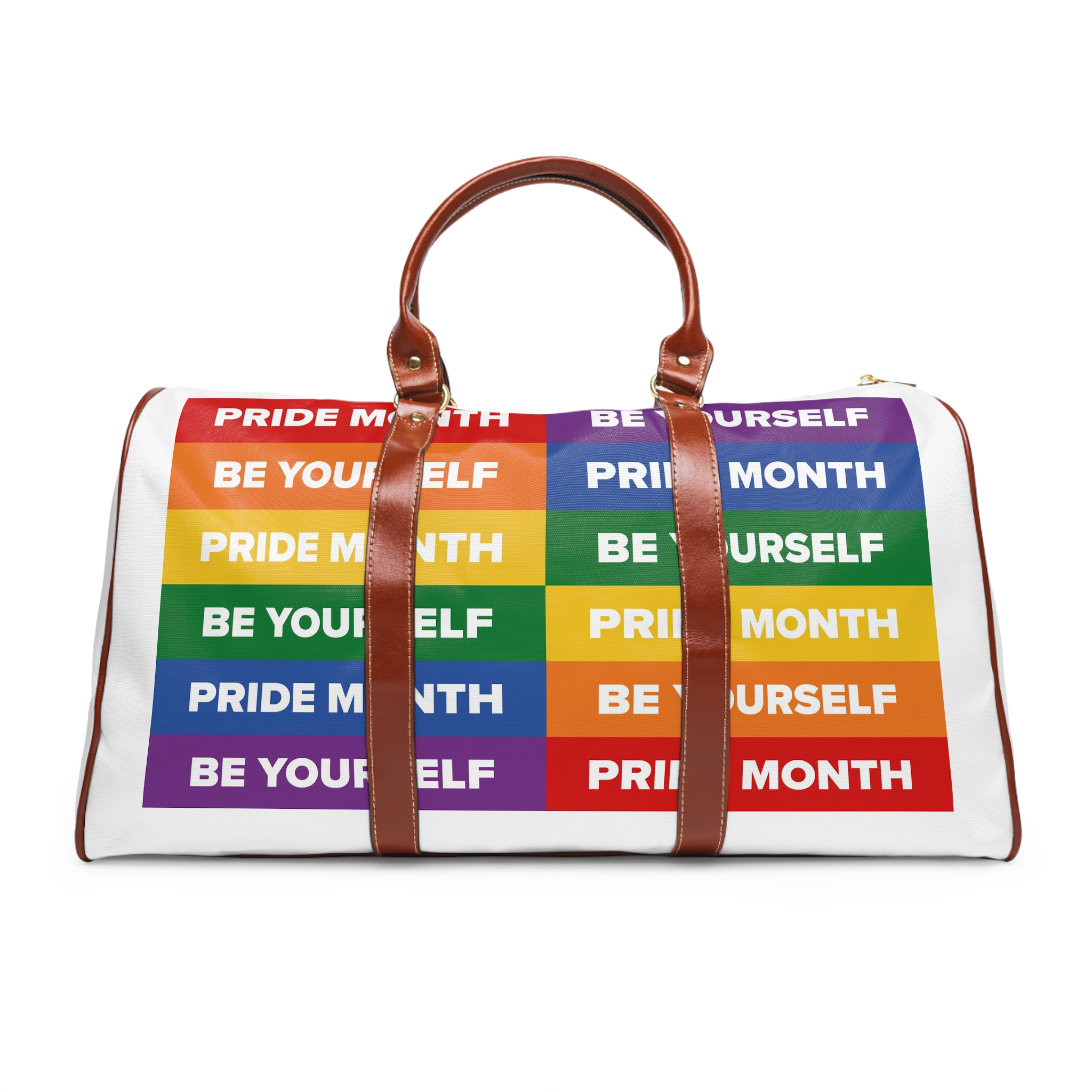 Lesbian Pride Design 33F9F4 Waterproof Travel Bag