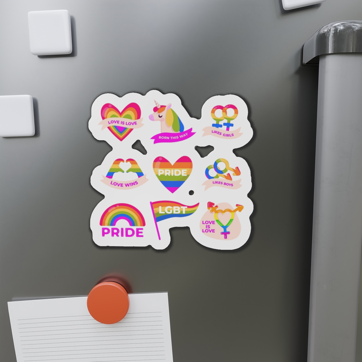 Pride Day Labels Set Die Cut Magnets - Image 14