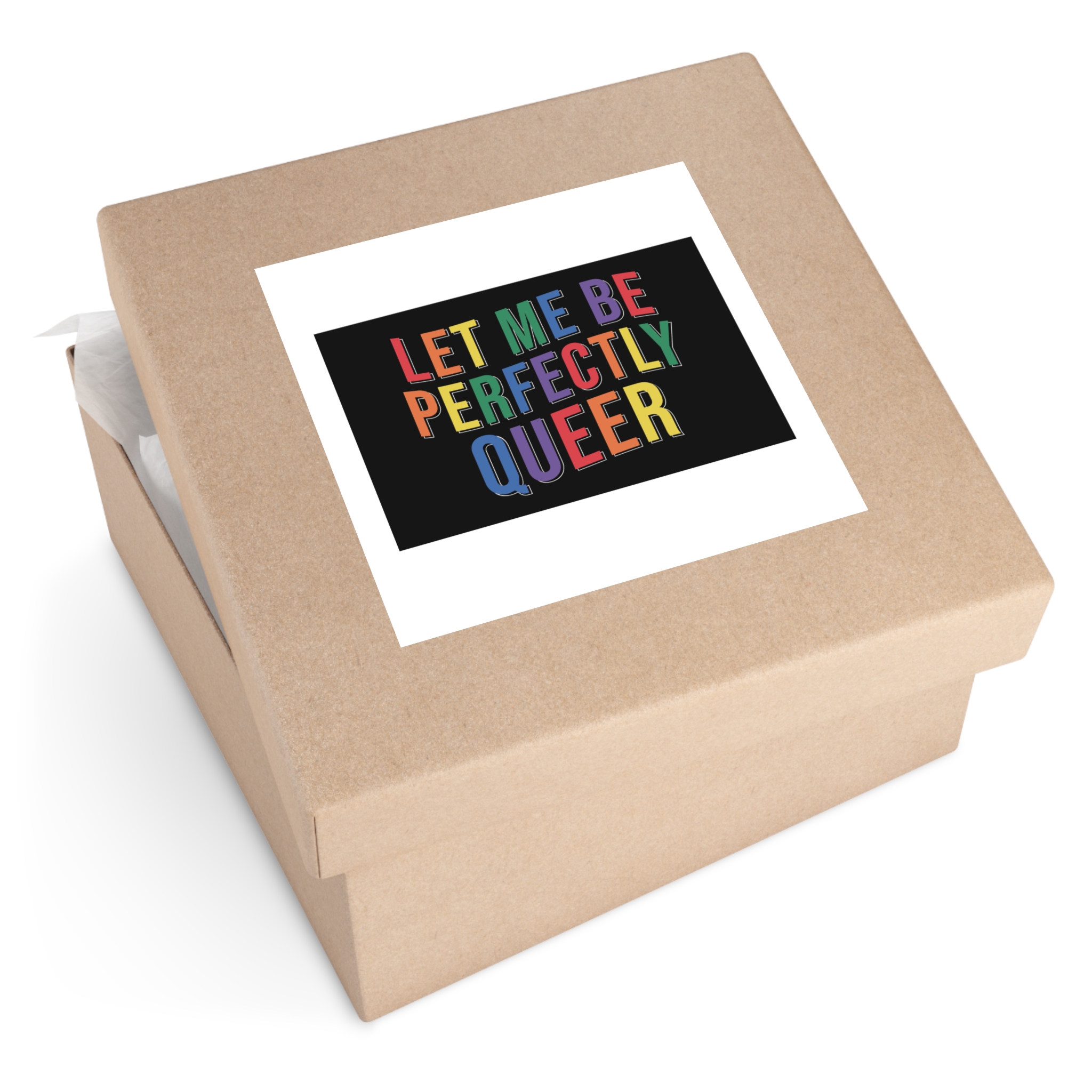 Pride Lgbtq Gay Typography Vector Tshirt Design(9) Laminate Stickers Square - Image 55