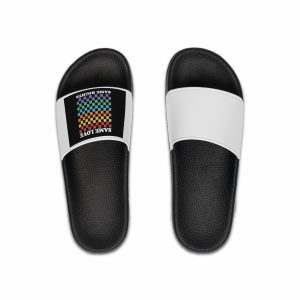 Pride Lgbt Gay Typography T Shirt Design Mens Slide Sandals