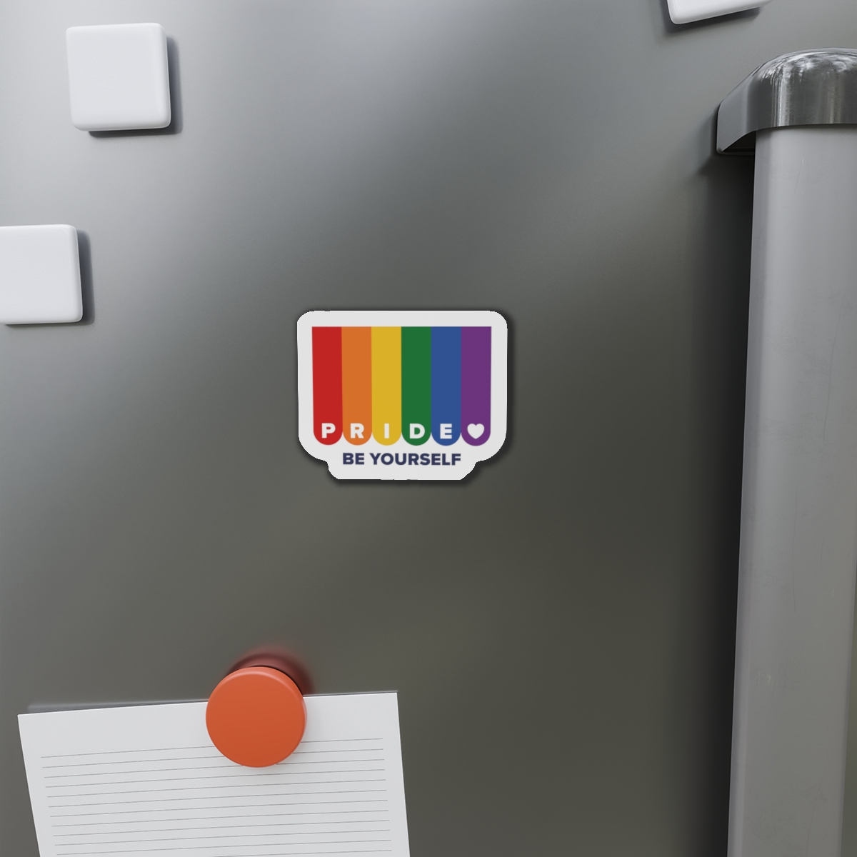 Lgbt Pride Month June Lesbian Gay Bisexual Transgender Lgbtq Flag Rainbow Vector(1) Die Cut Magnets - Image 8