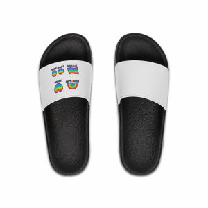 Pride Day Lables Collection Mens Slide Sandals