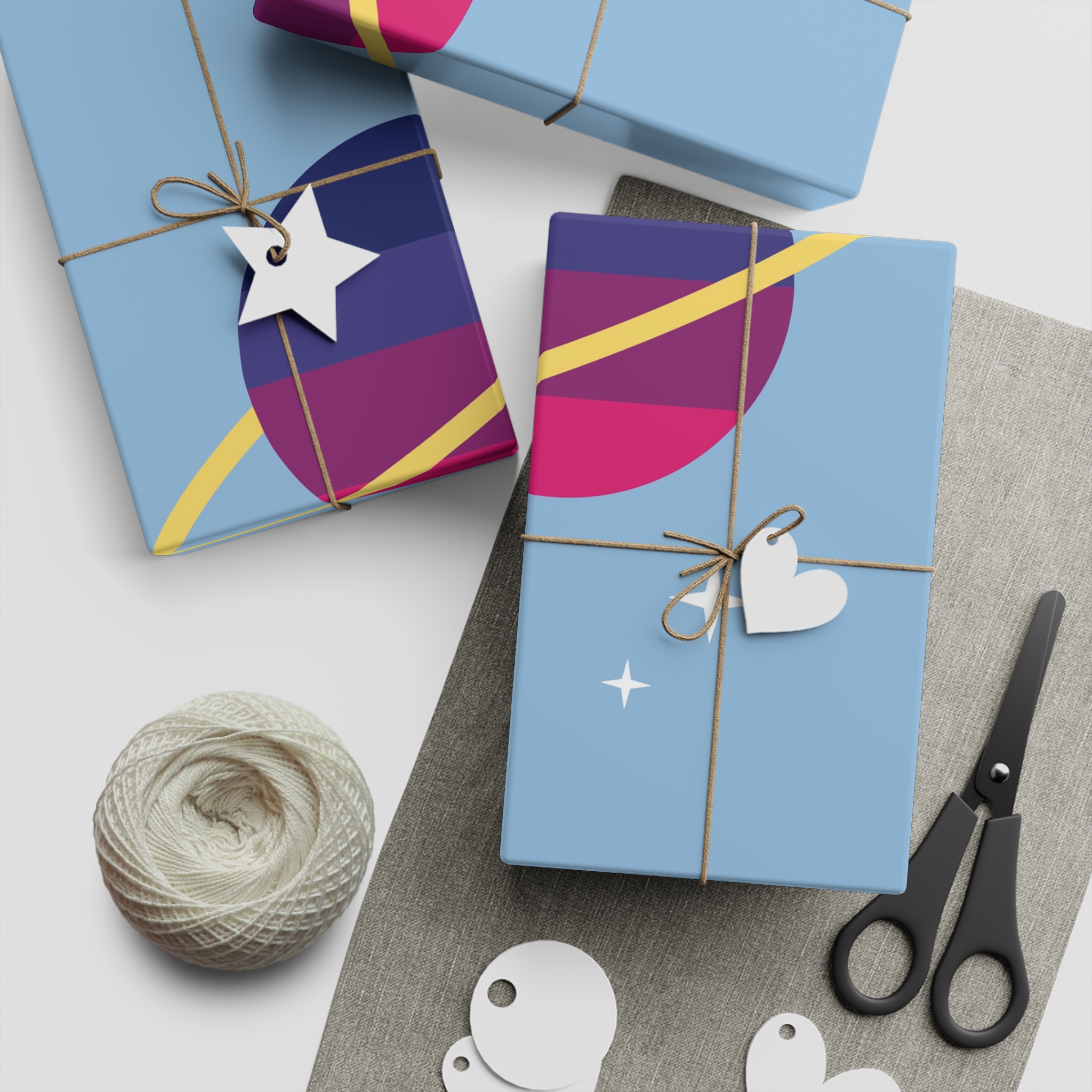 Lesbian Pride Design 2B270E Gift Wrapping Paper Sheets 1pc - Image 2
