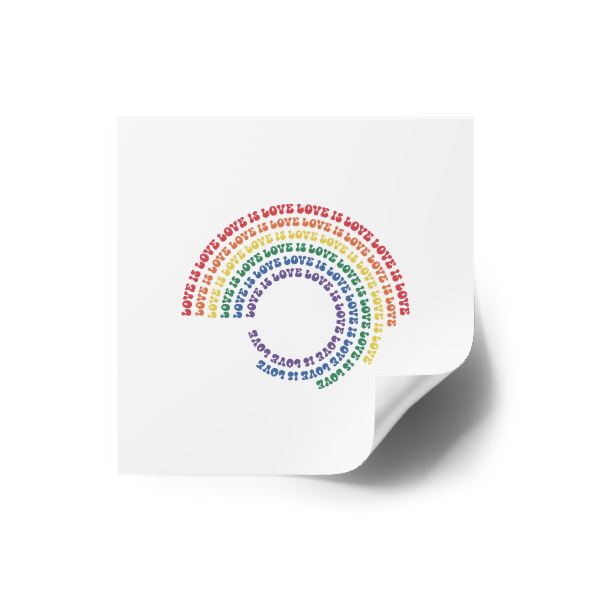 Pride Lgbtq Gay Typography Vector Tshirt Design Laminate Stickers Square - Image 10