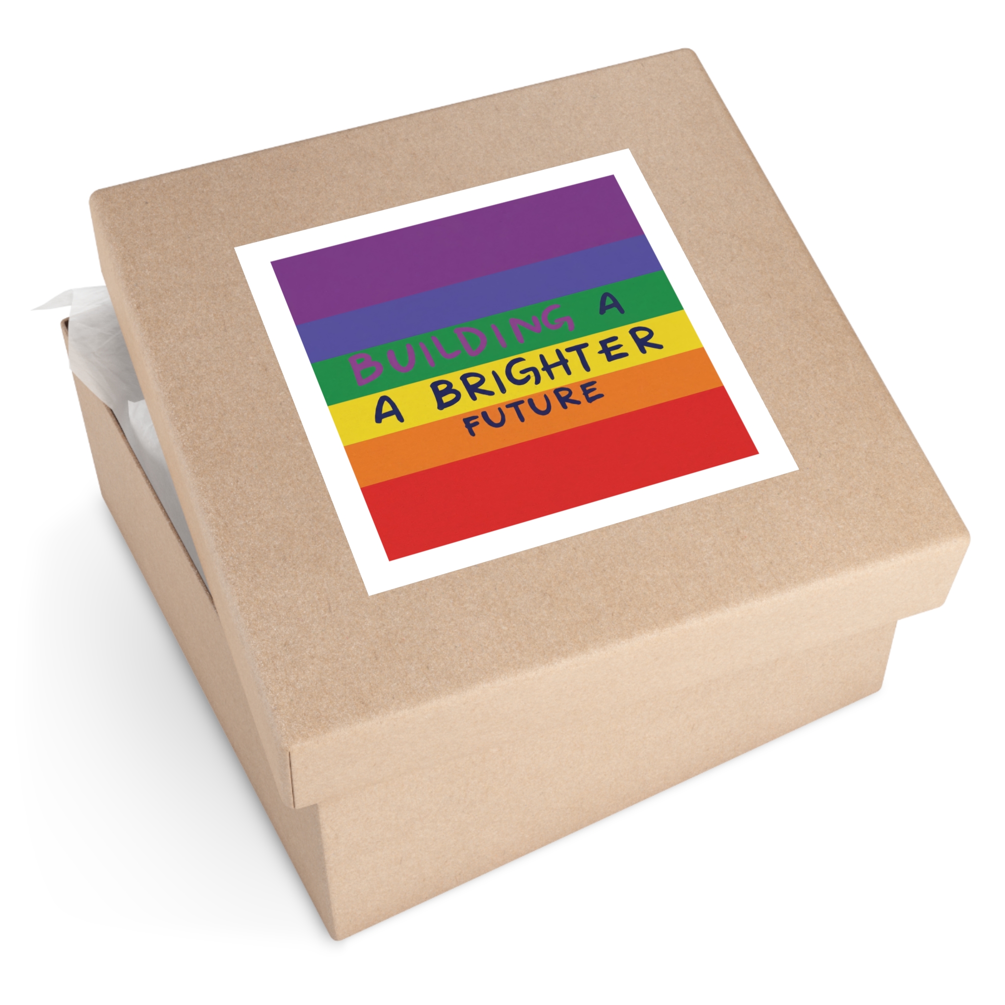 Rainbow Lgbt Flag Vector Illustration Pride Month Rainbow Lgbt Flag Vector Illustration Pri Laminate Stickers Square - Image 51