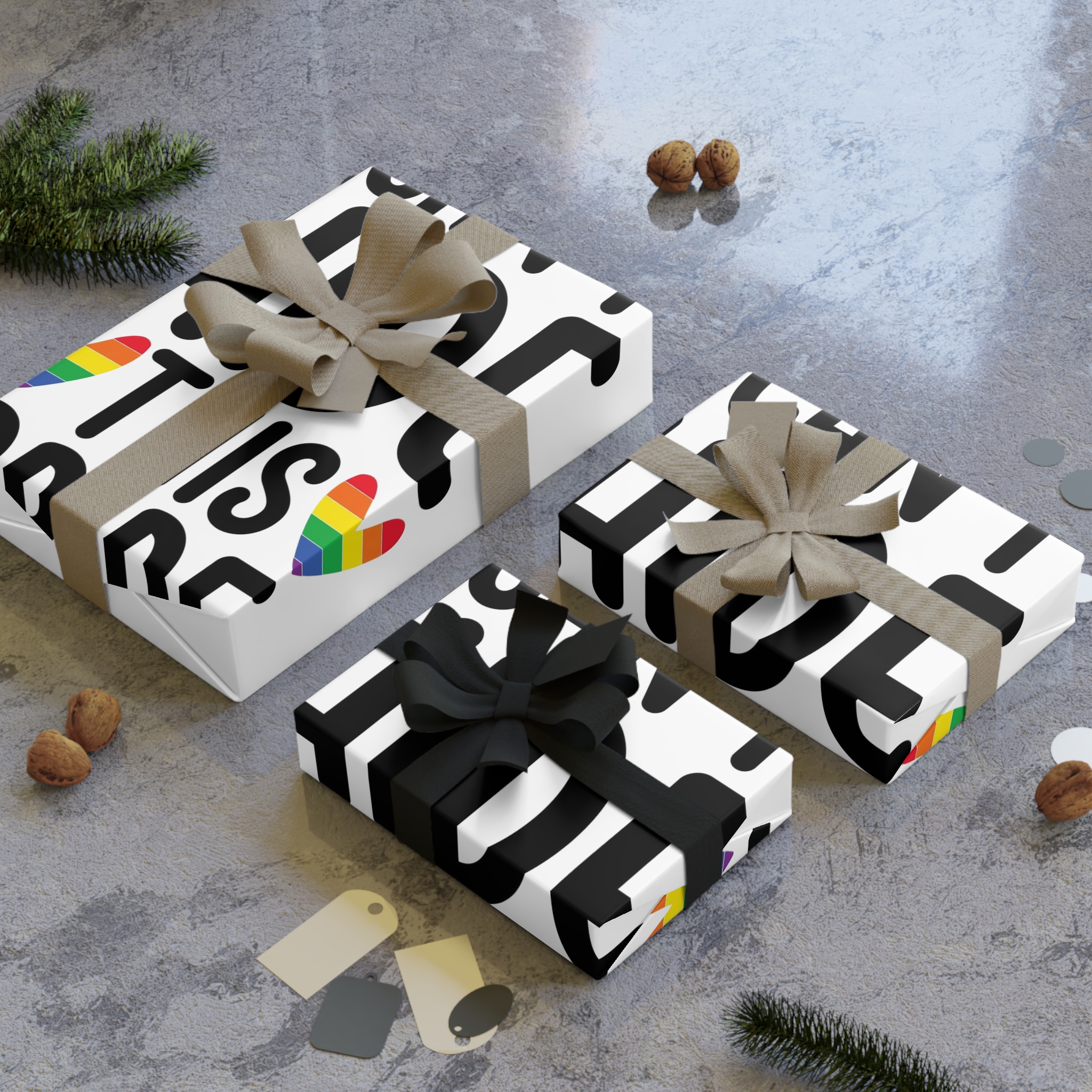 Gay Pride Svg Design(7) Gift Wrapping Paper Rolls 1pc - Image 4