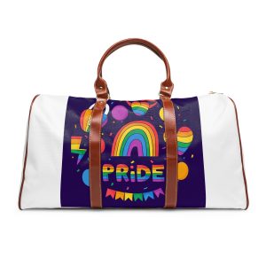 Hand Drawn Elements Collection Pride Month Celebration Waterproof Travel Bag