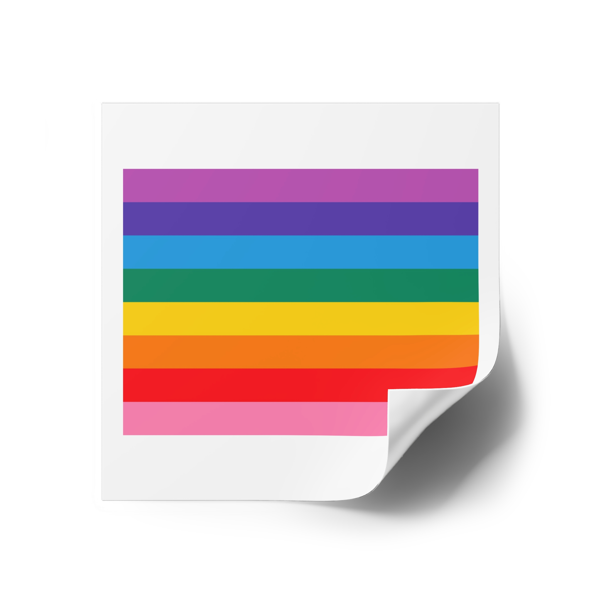 Pride Love Freedom Lgbtq Lgbt Heart Rainbow Love Wins Gay Lesbian Trans Homo Homosexual Colors Flag Diversity Parade Laminate Stickers Square - Image 18